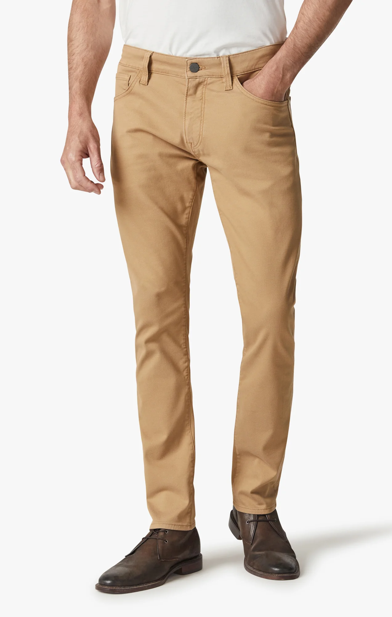Courage Straight Leg Pants In British Khaki Comfort - Image 2