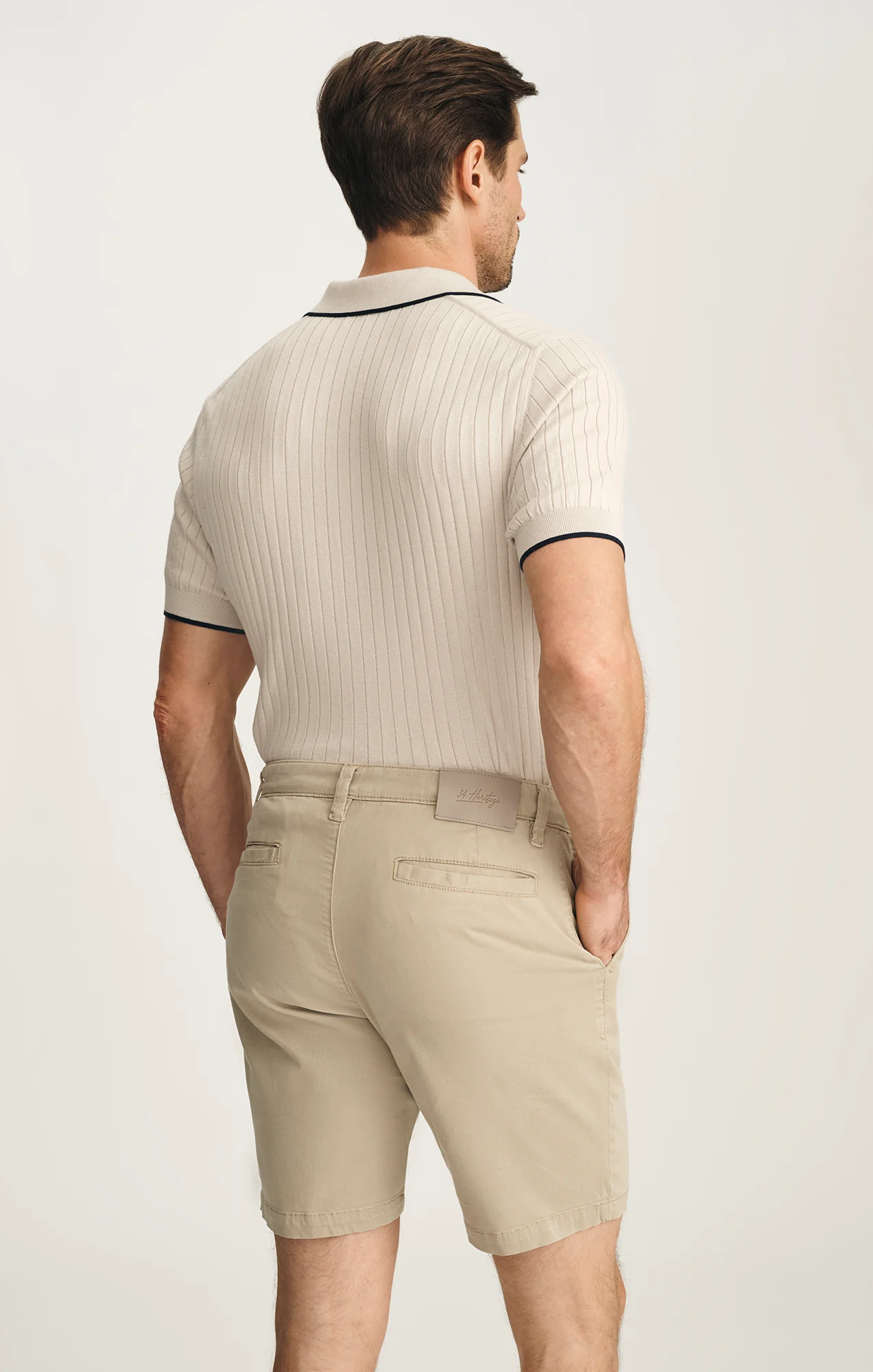 Arizona Slim Shorts In Aluminum Twill - Image 3