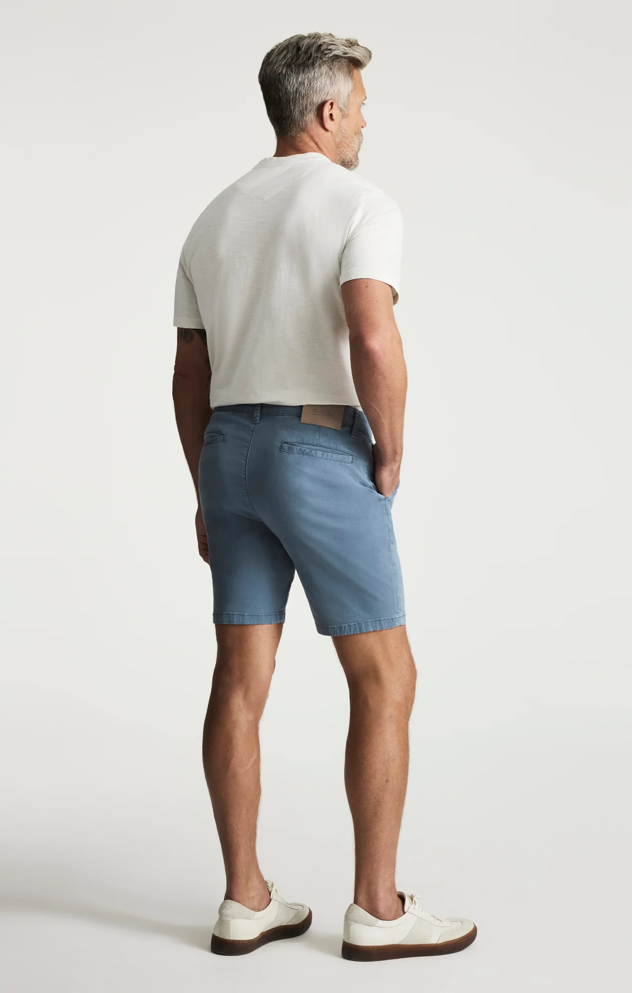 Arizona Slim Shorts In Flint Stone Twill - Image 3