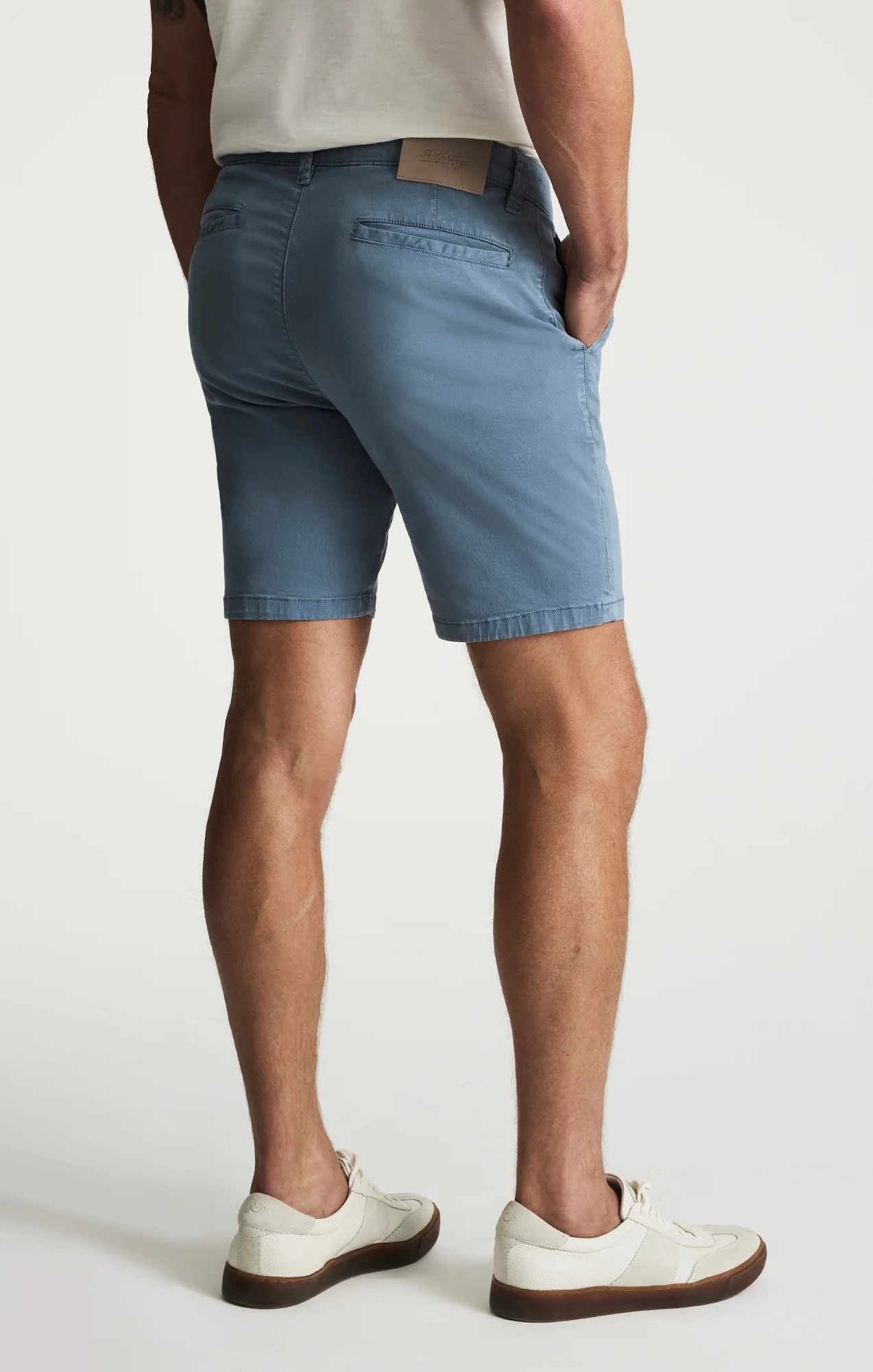 Arizona Slim Shorts In Flint Stone Twill - Image 4
