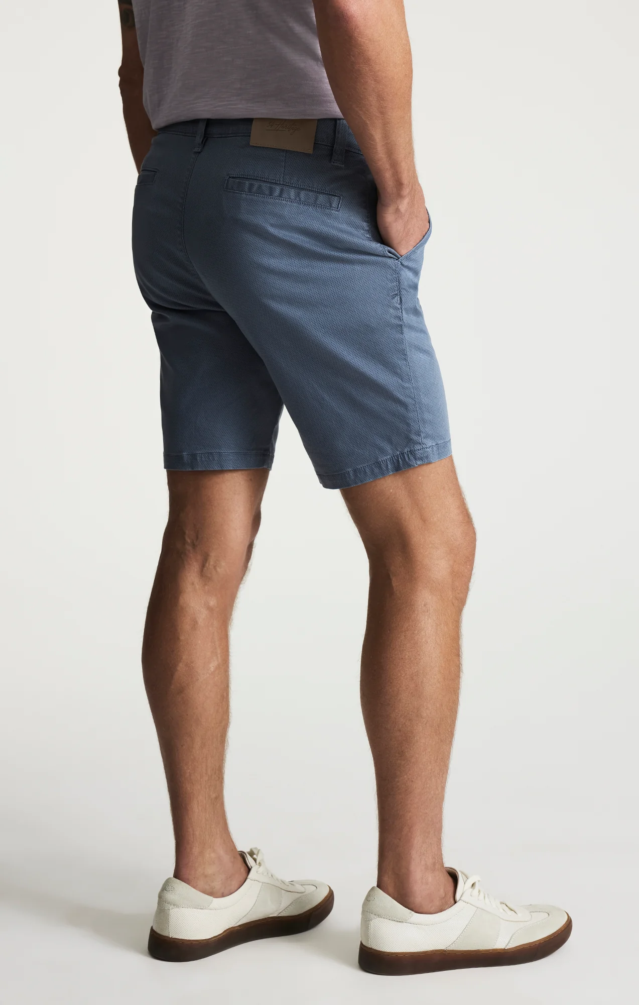 Arizona Slim Shorts In Stone Tie Print - Image 5