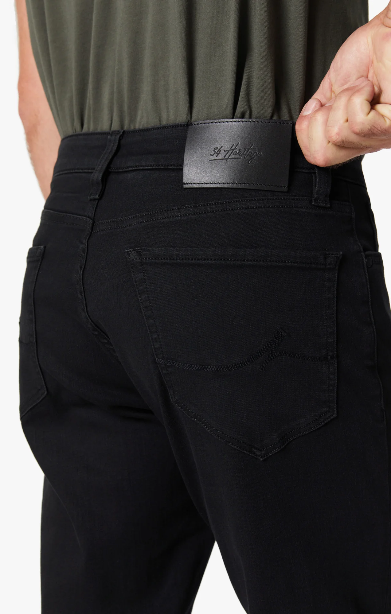 Charisma Relaxed Straight Leg Jeans In Black Urban - Image 5