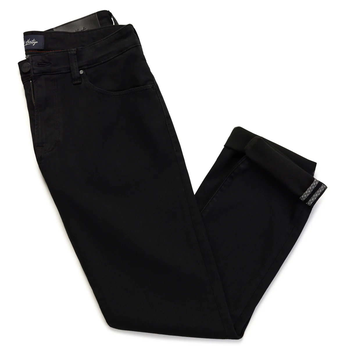 Charisma Relaxed Straight Leg Jeans In Black Urban - Image 8