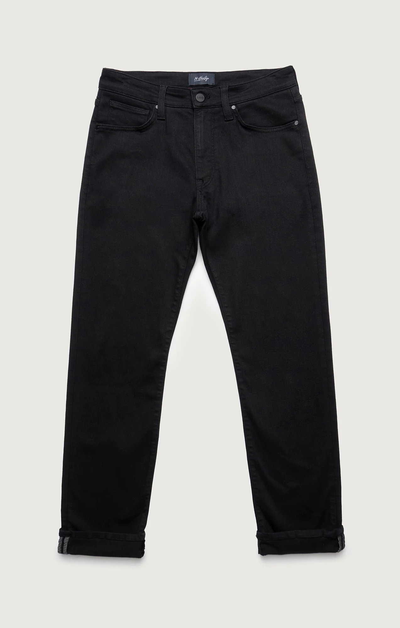 Charisma Relaxed Straight Leg Jeans In Black Urban - Image 9