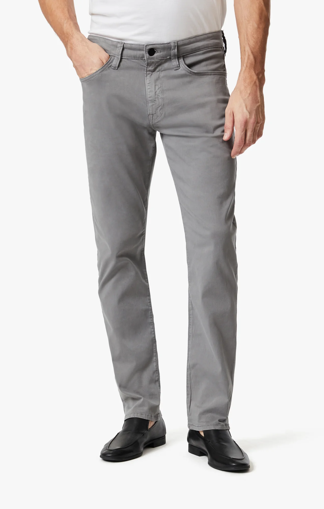 Charisma Relaxed Straight Pants in Shark Twill - Image 4