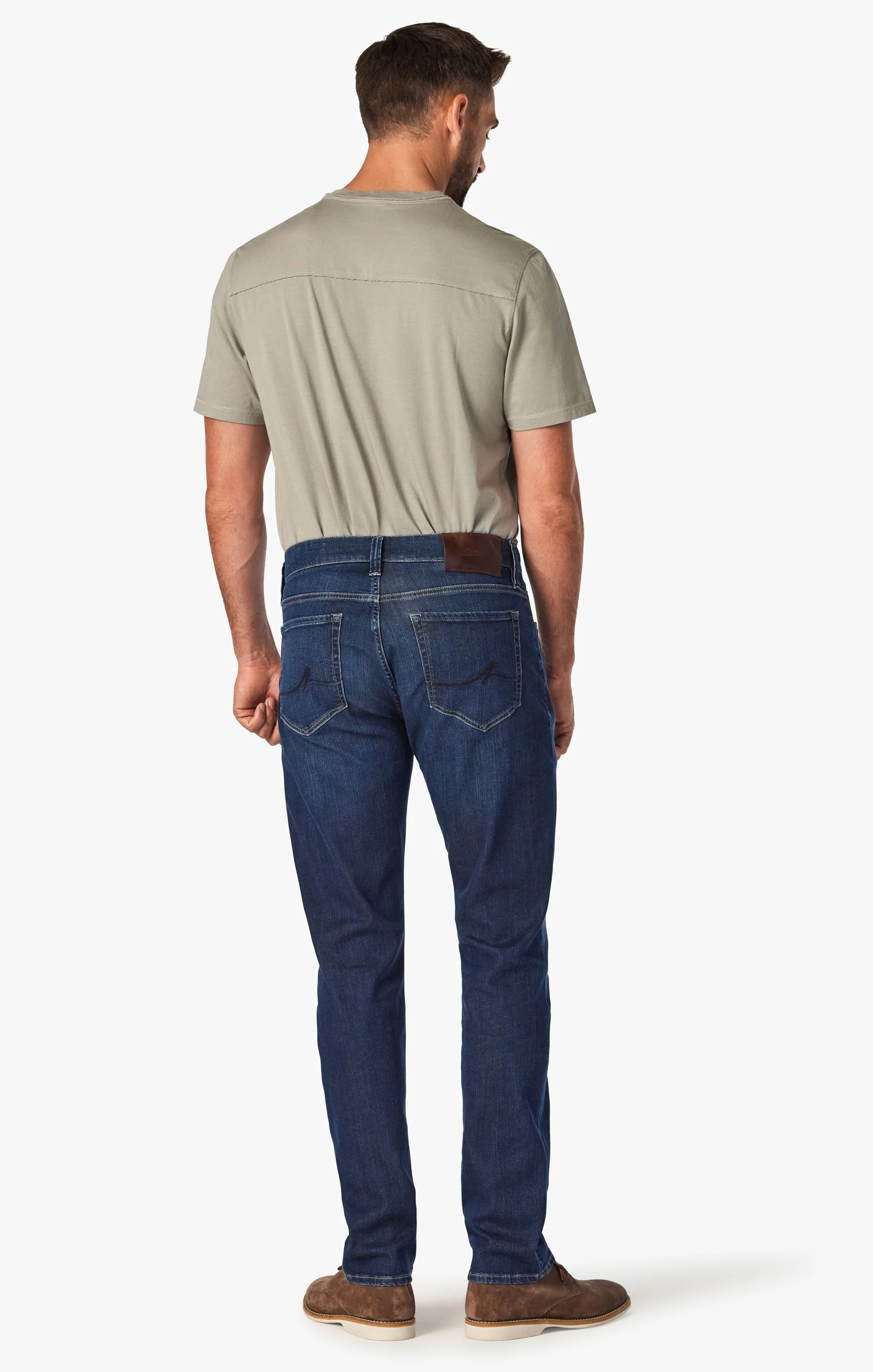 Charisma Relaxed Straight Jeans In Dark Brushed Soft Denim - Image 3