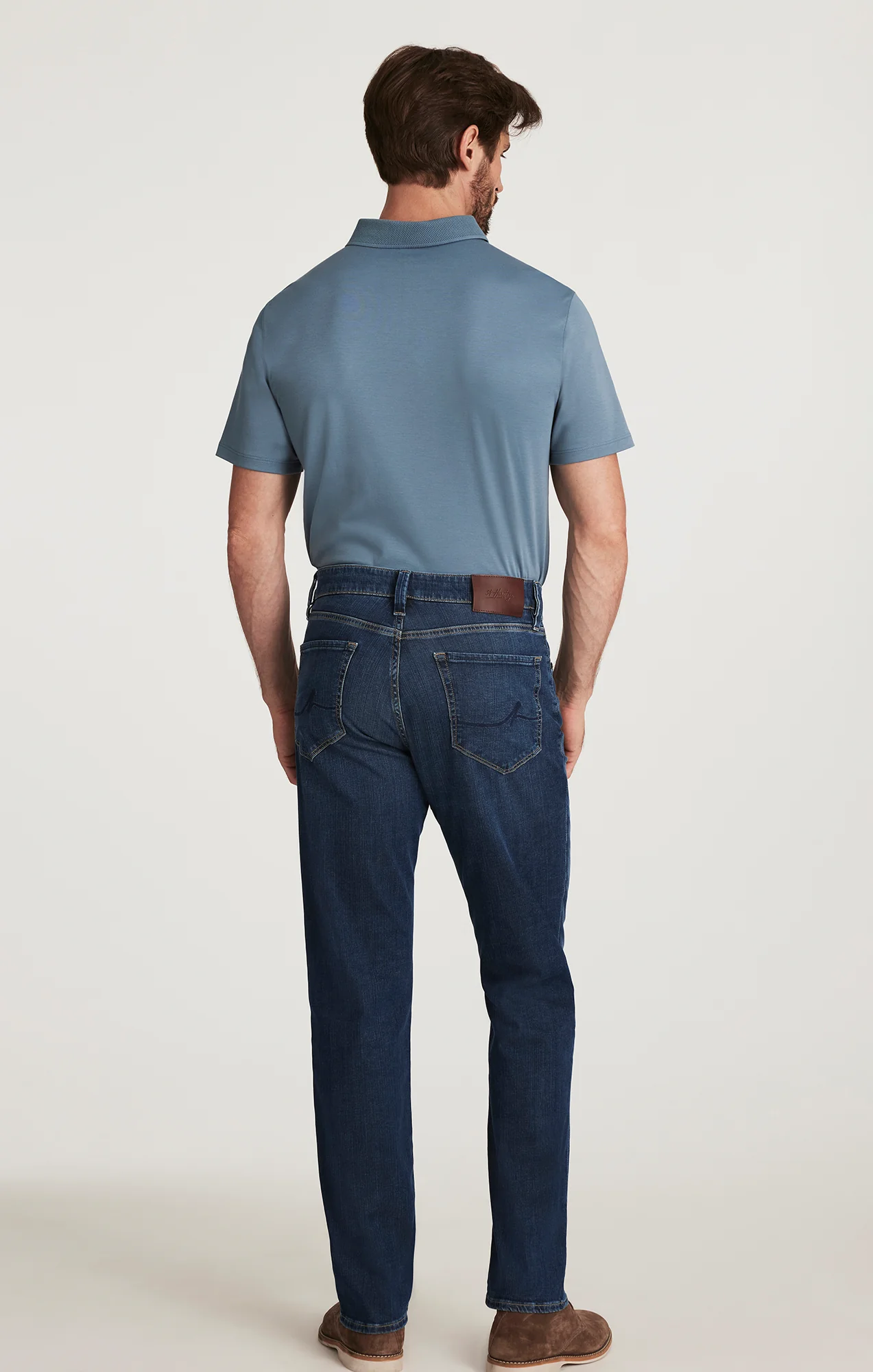 Charisma Relaxed Straight Leg Jeans In Dark Soft - Image 3