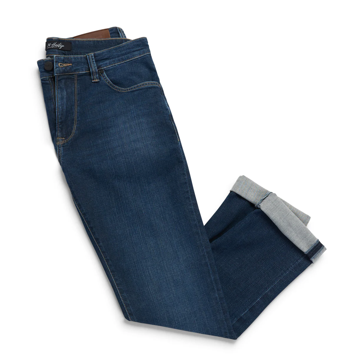 Charisma Relaxed Straight Leg Jeans In Dark Soft - Image 4
