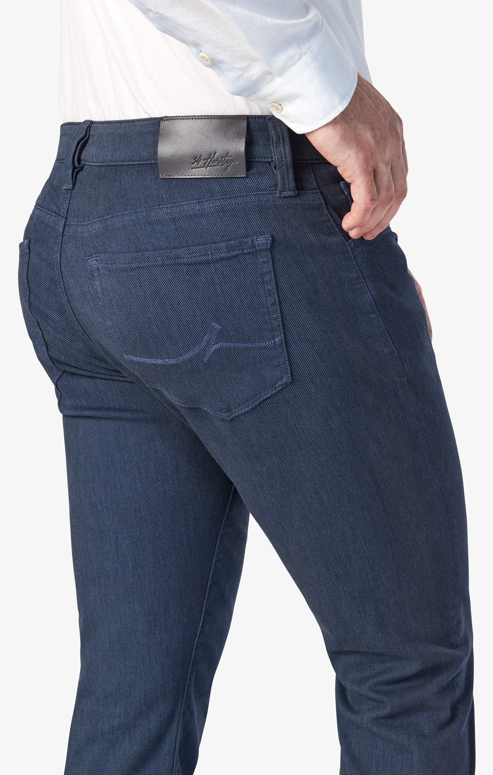 Charisma Relaxed Straight Pants In Insignia Blue Diagonal - Image 4