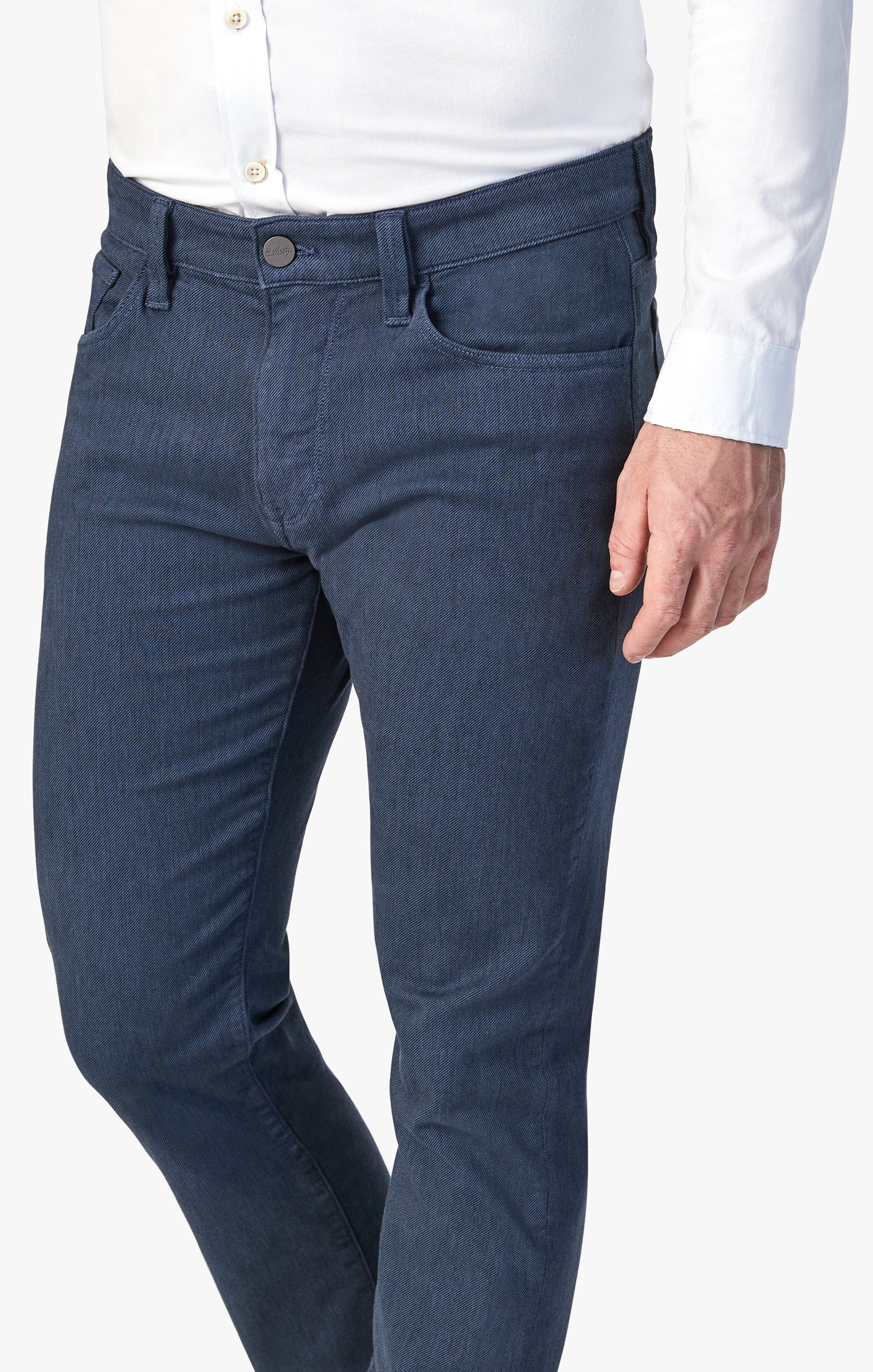 Charisma Relaxed Straight Pants In Insignia Blue Diagonal - Image 5