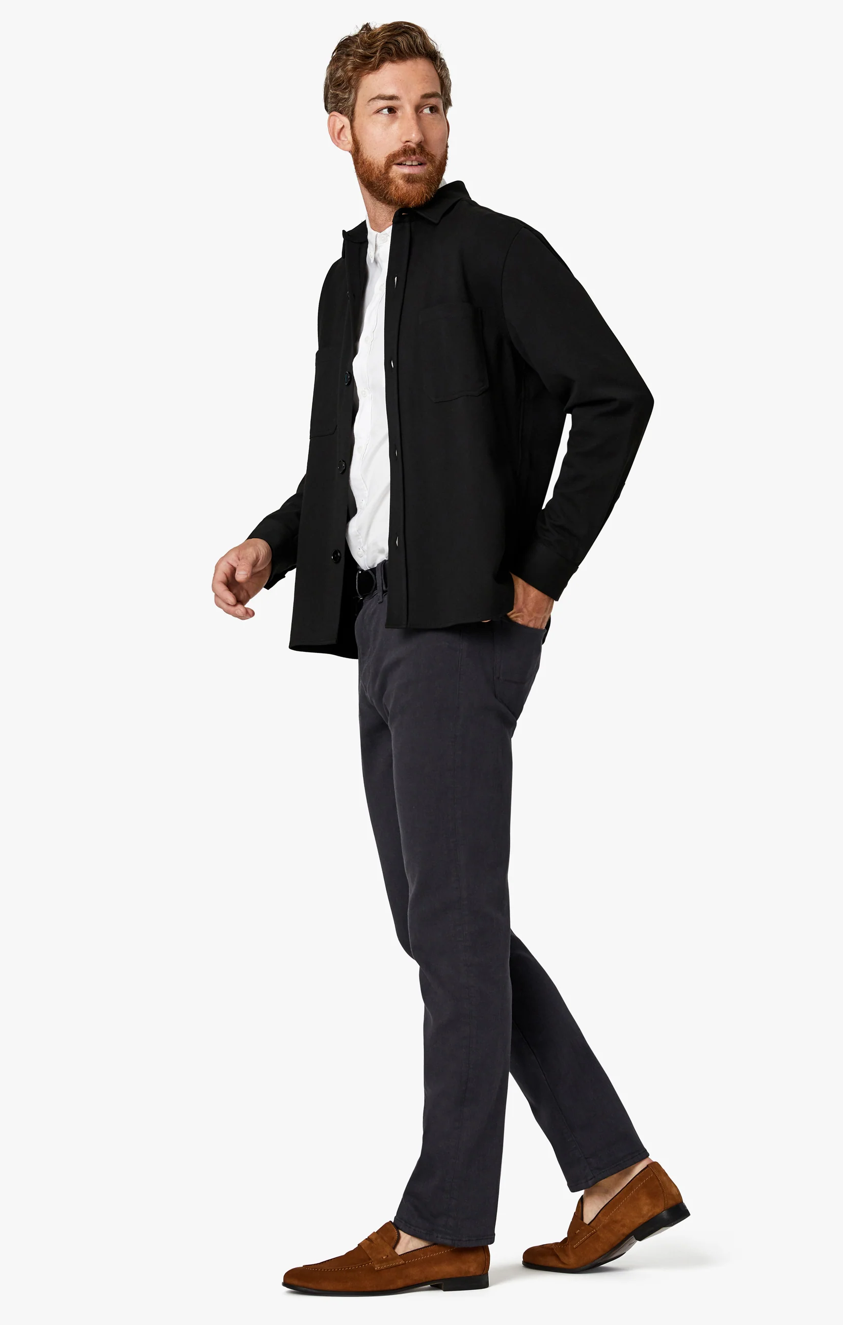 Charisma Relaxed Straight Pants in Iron Comfort - Image 3