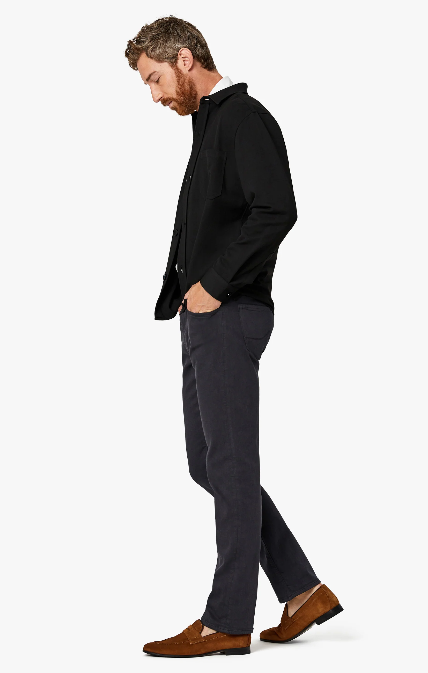 Charisma Relaxed Straight Pants in Iron Comfort - Image 4
