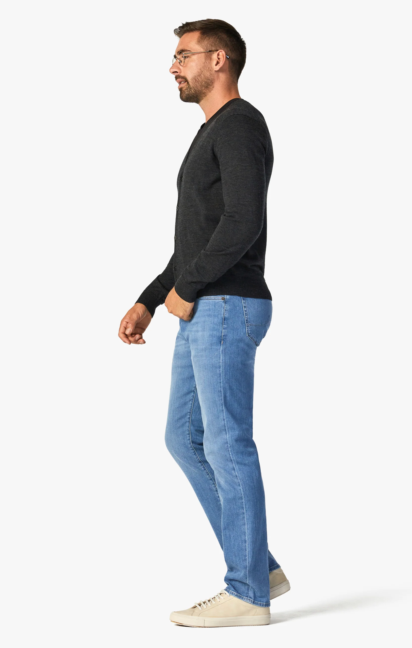 Charisma Relaxed Straight Jeans In Light Soft Denim - Image 5