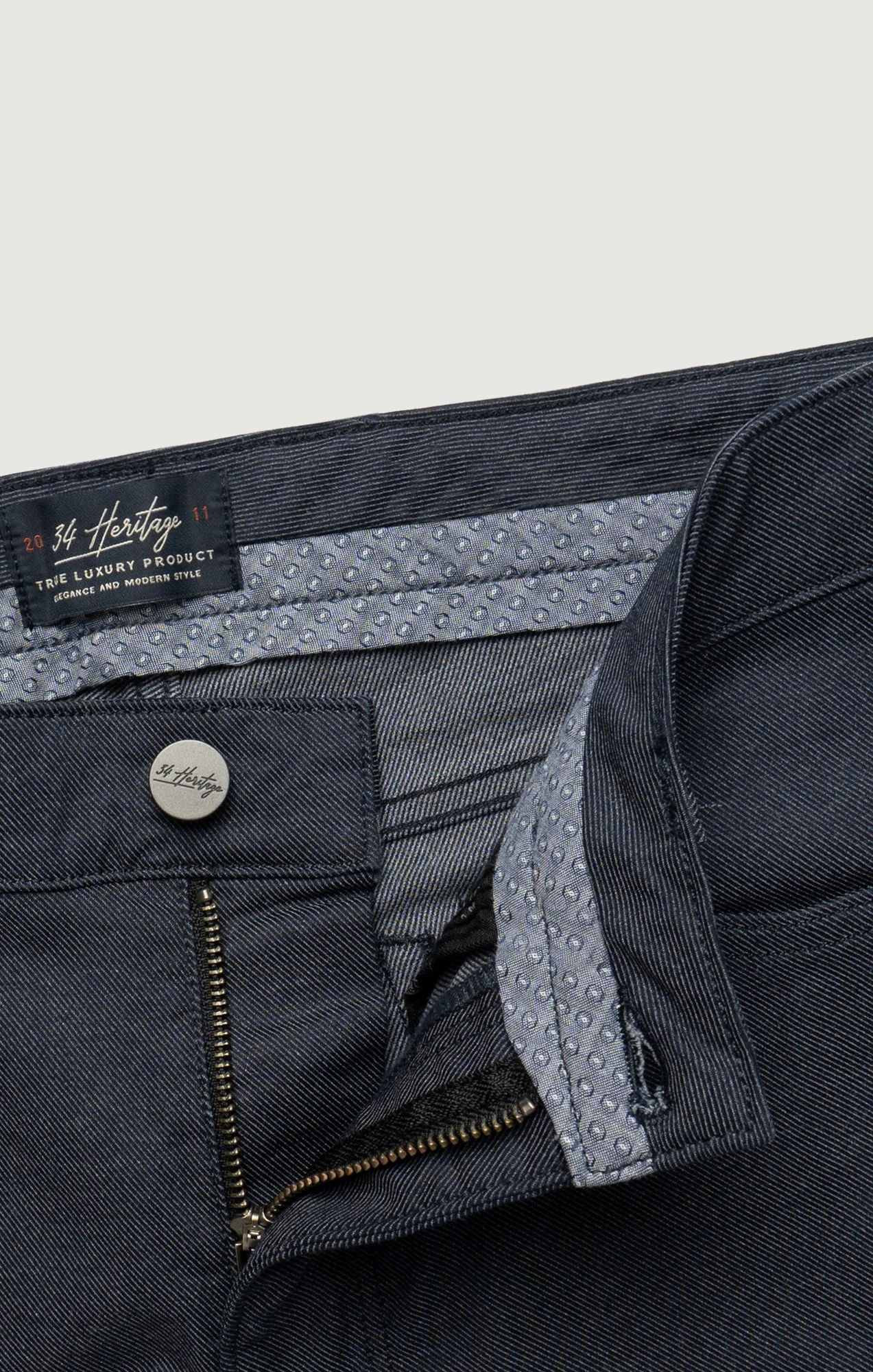 Charisma Relaxed Straight Pants In Navy Coolmax - Image 9