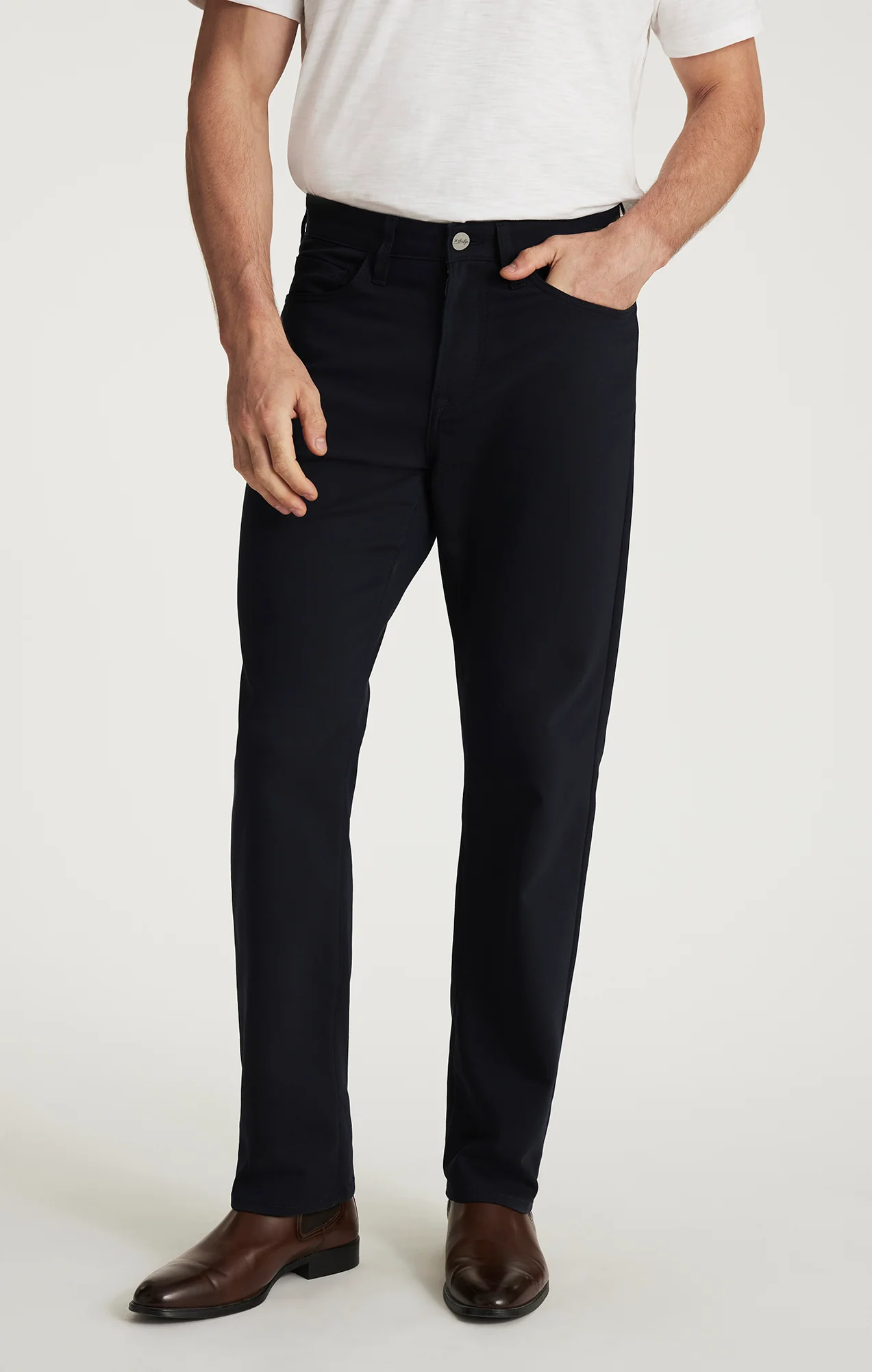 Charisma Relaxed Commuter Pants in Dark Navy - Image 2