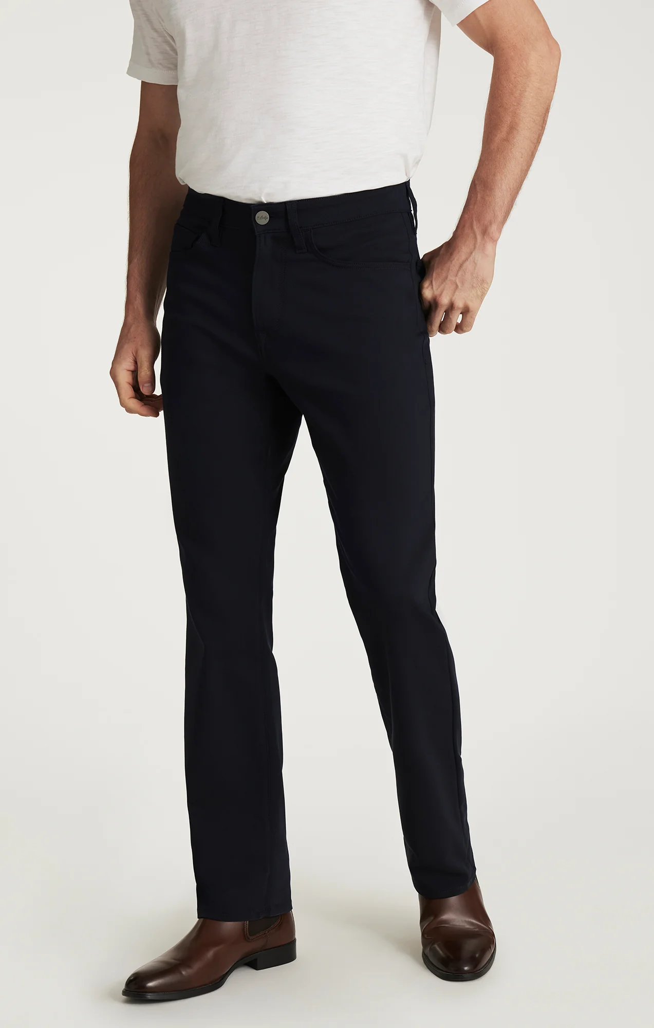 Charisma Relaxed Commuter Pants in Dark Navy - Image 5