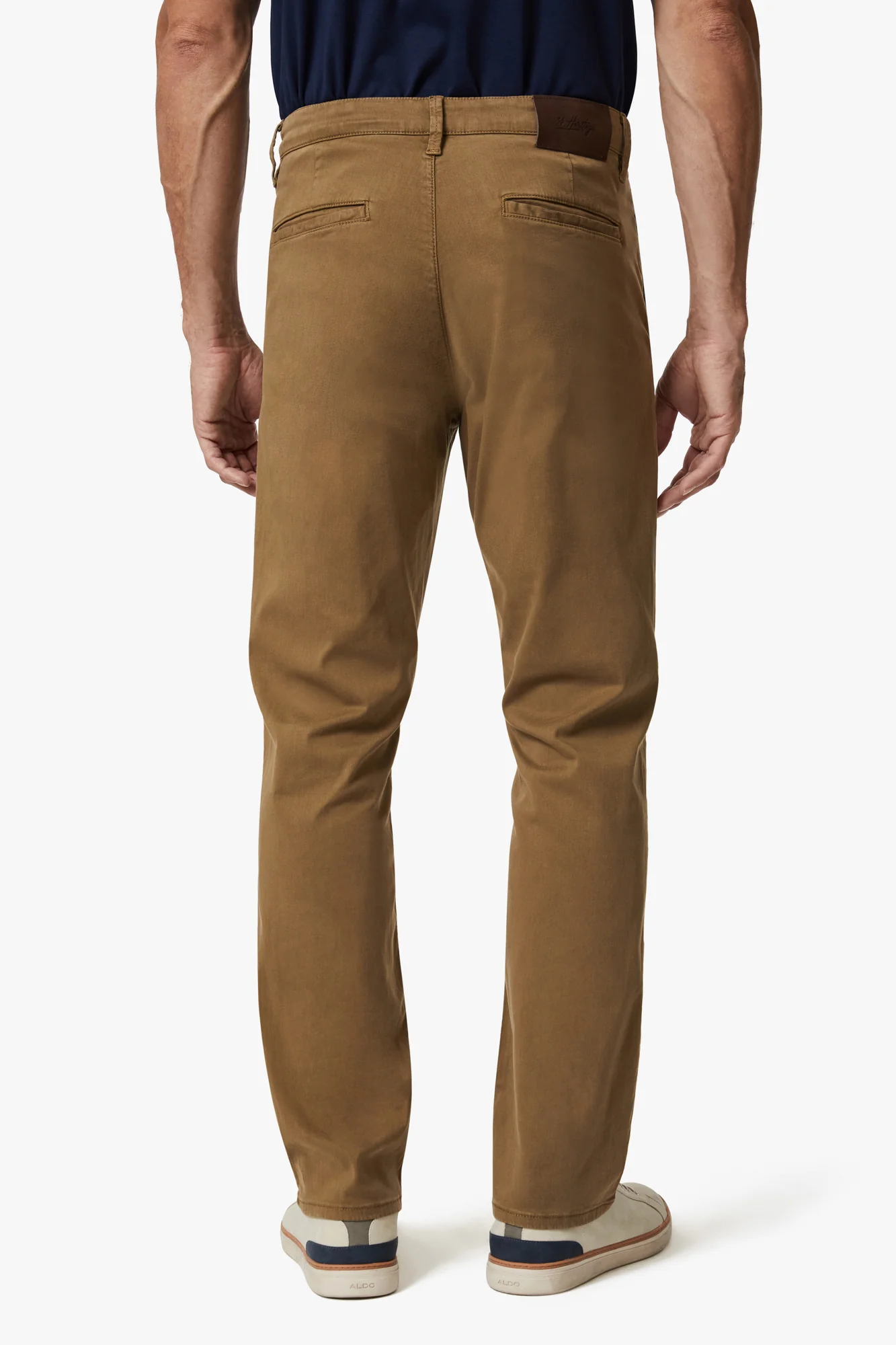 Charisma Relaxed Straight Chino Pants In Tobacco Twill - Image 4