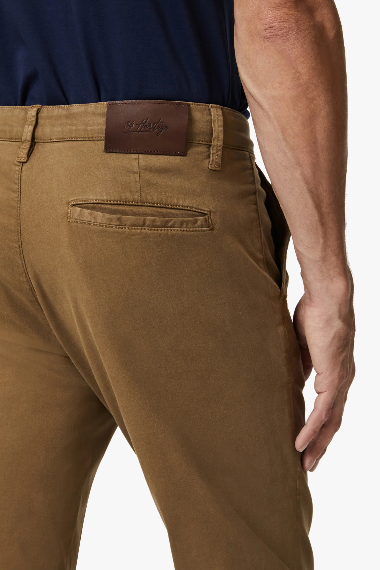 Charisma Relaxed Straight Chino Pants In Tobacco Twill - Image 5