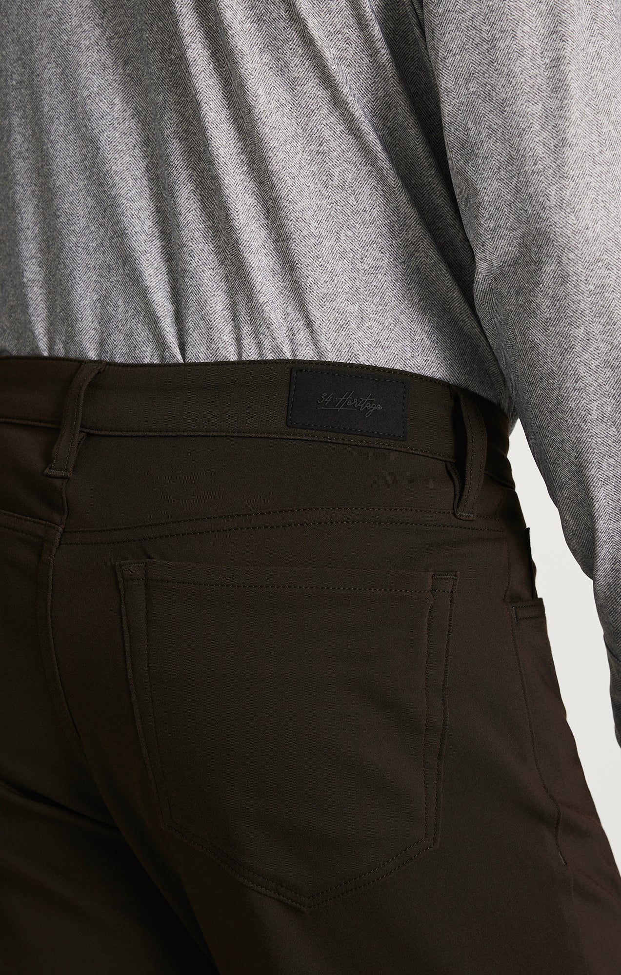Charisma Relaxed Straight Commuter Pants in Brown - Image 5