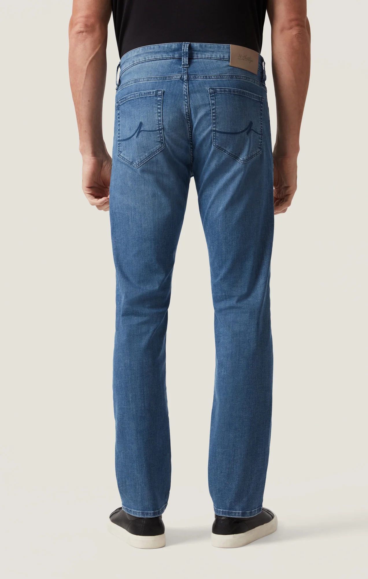 Charisma Relaxed Straight Jeans in Dark Blue Kona - Image 3