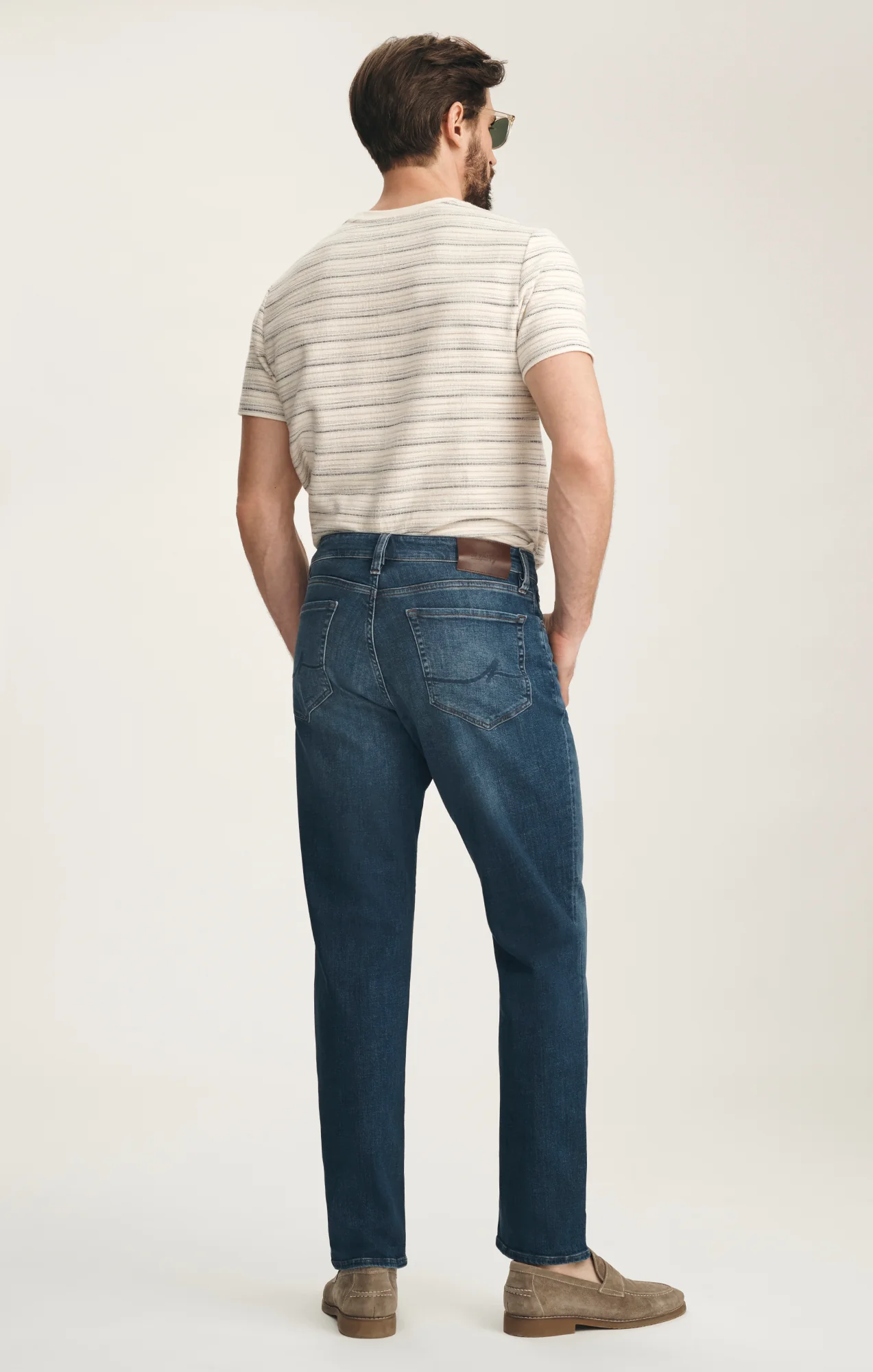 Charisma Relaxed Straight Jeans In Dark Brushed Vintage - Image 3