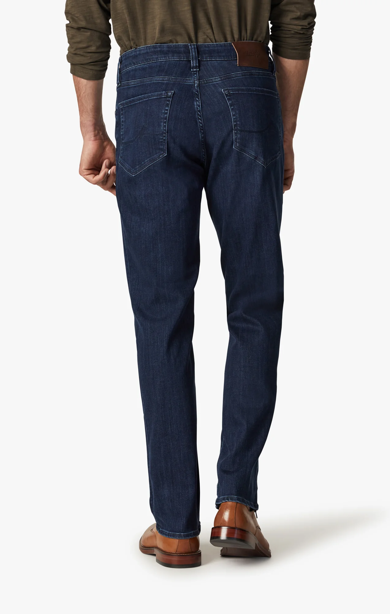 Charisma Relaxed Straight Jeans In Dark Midnight Brushed Urban - Image 4