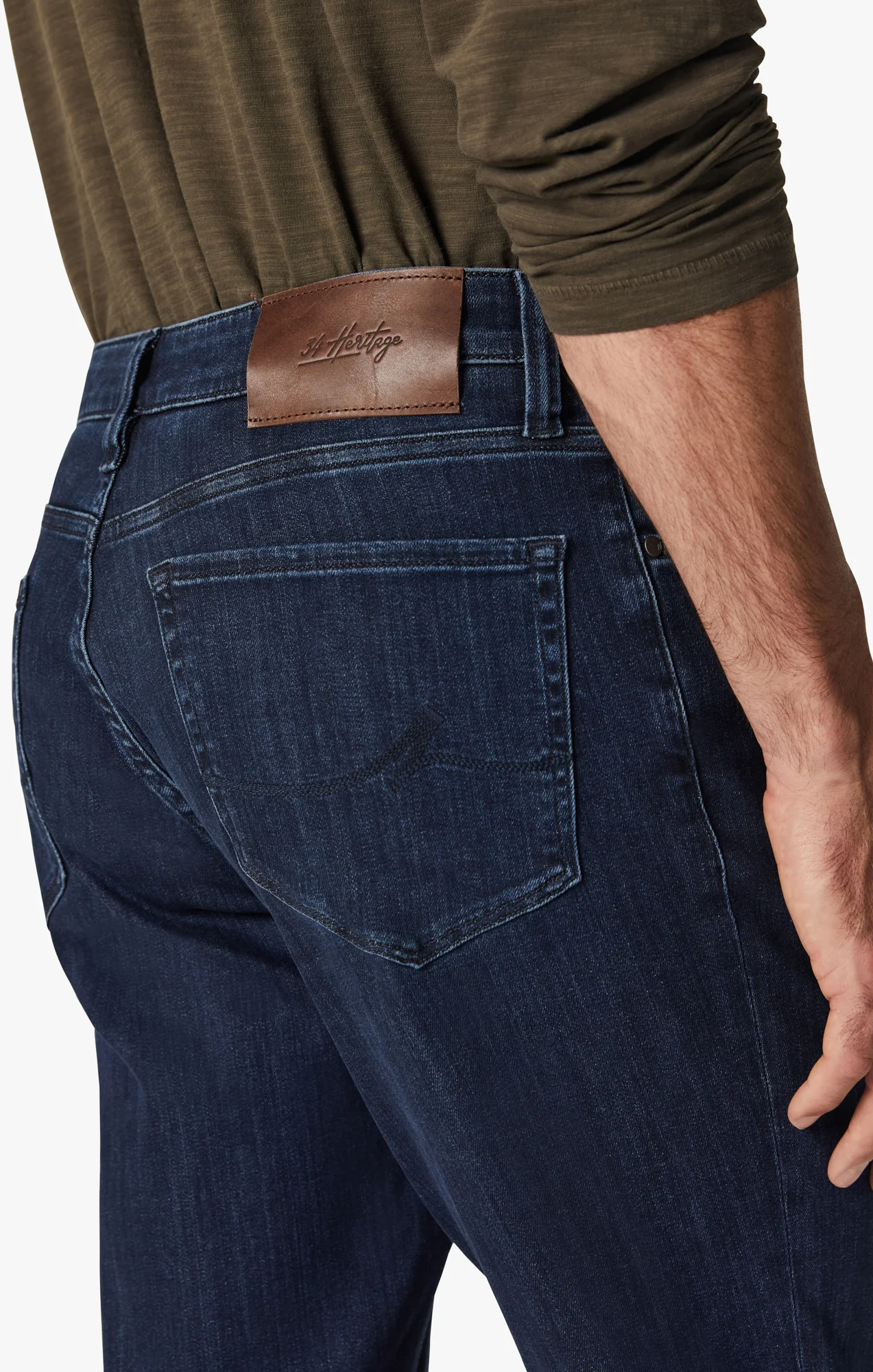 Charisma Relaxed Straight Jeans In Dark Midnight Brushed Urban - Image 5