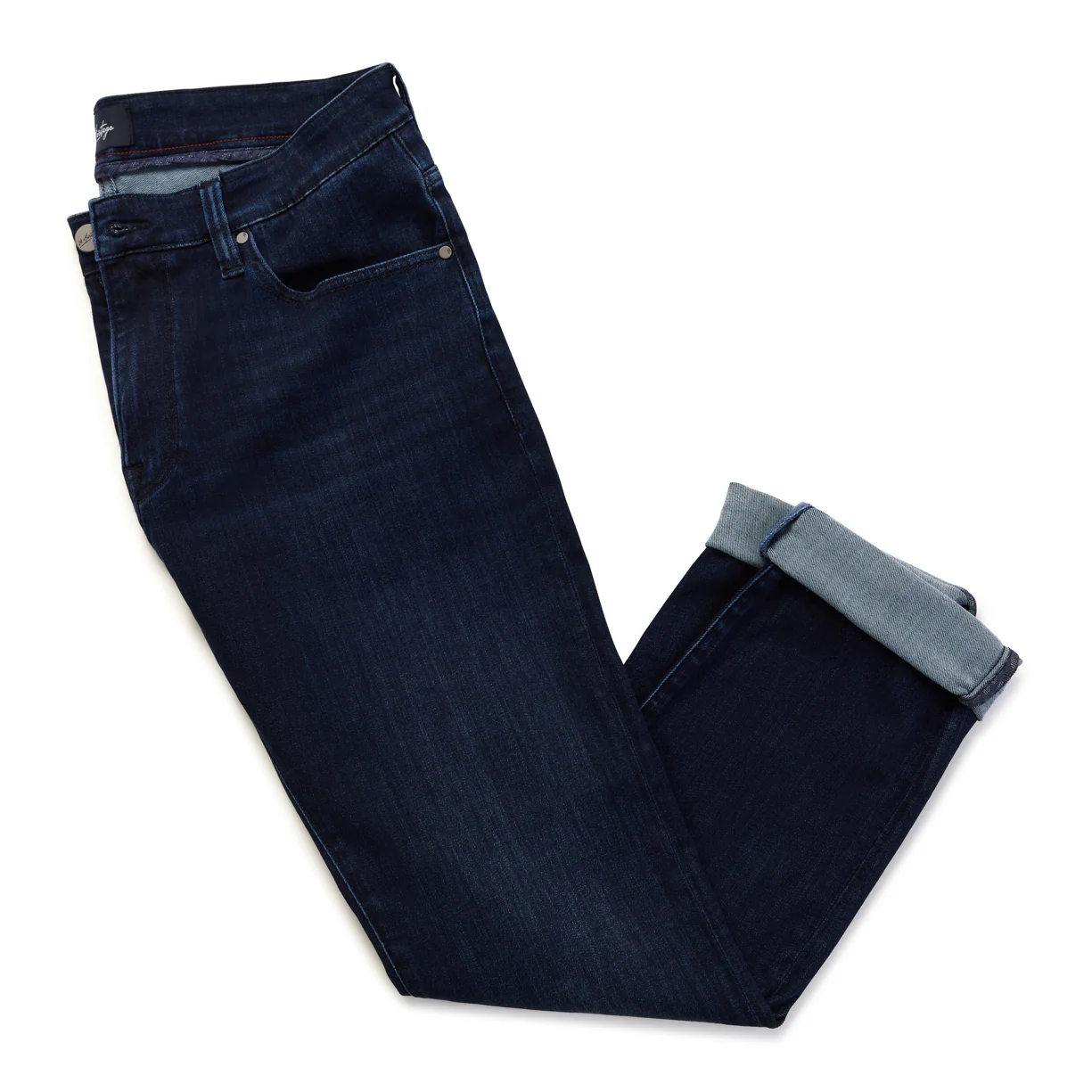 Charisma Relaxed Straight Jeans In Dark Midnight Brushed Urban - Image 7