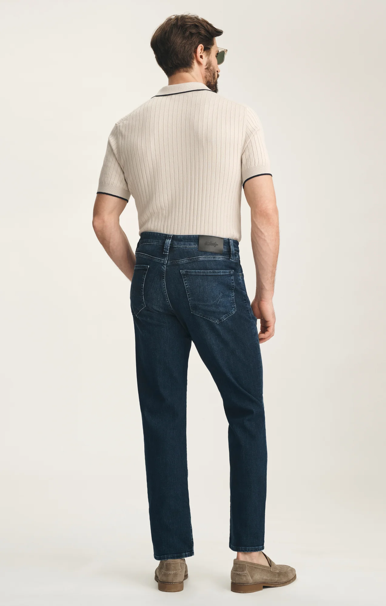 Charisma Relaxed Straight Jeans In Deep Brushed Aerodenim - Image 3