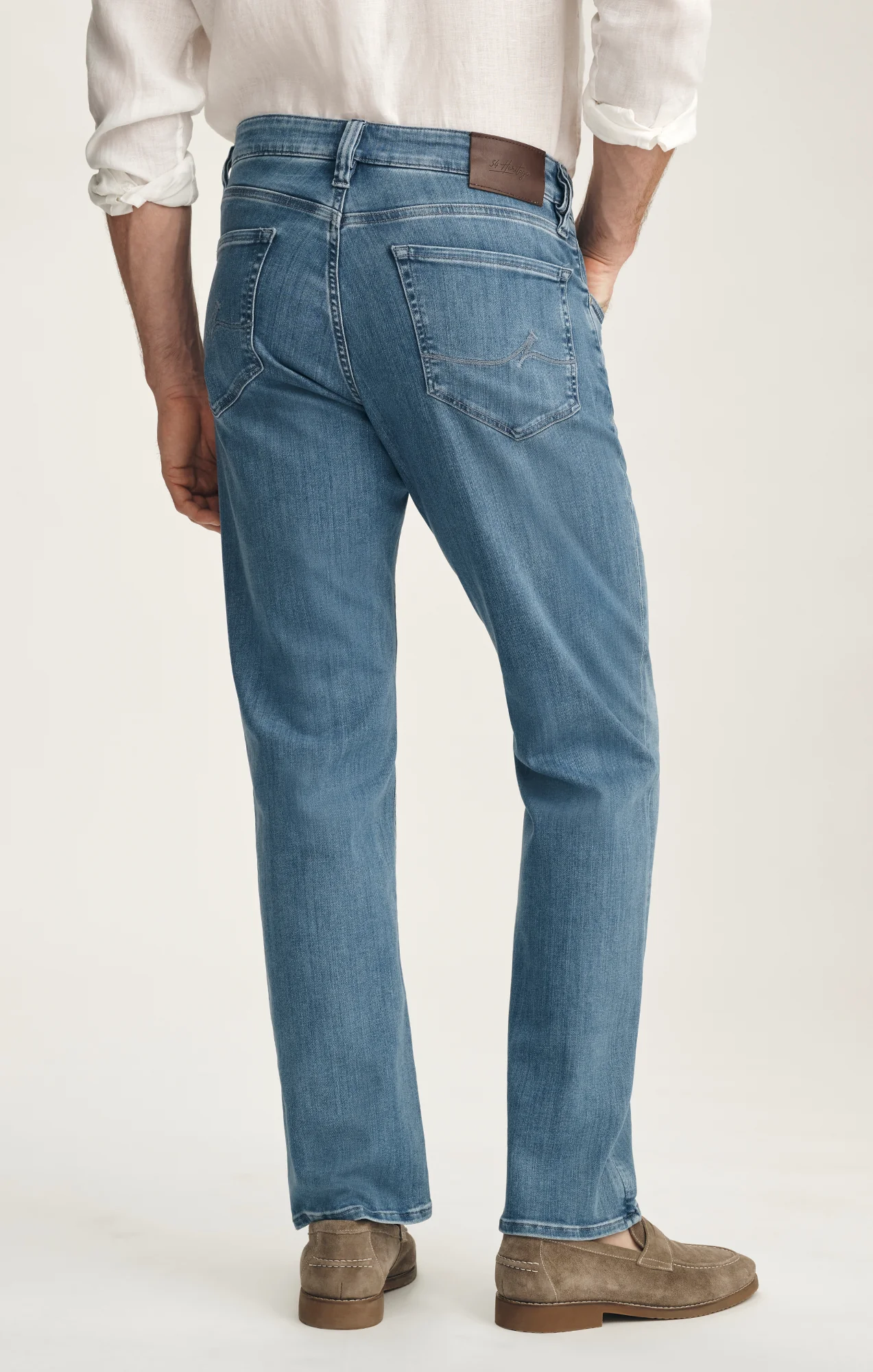 Charisma Relaxed Straight Jeans In Light Brushed Urban - Image 3