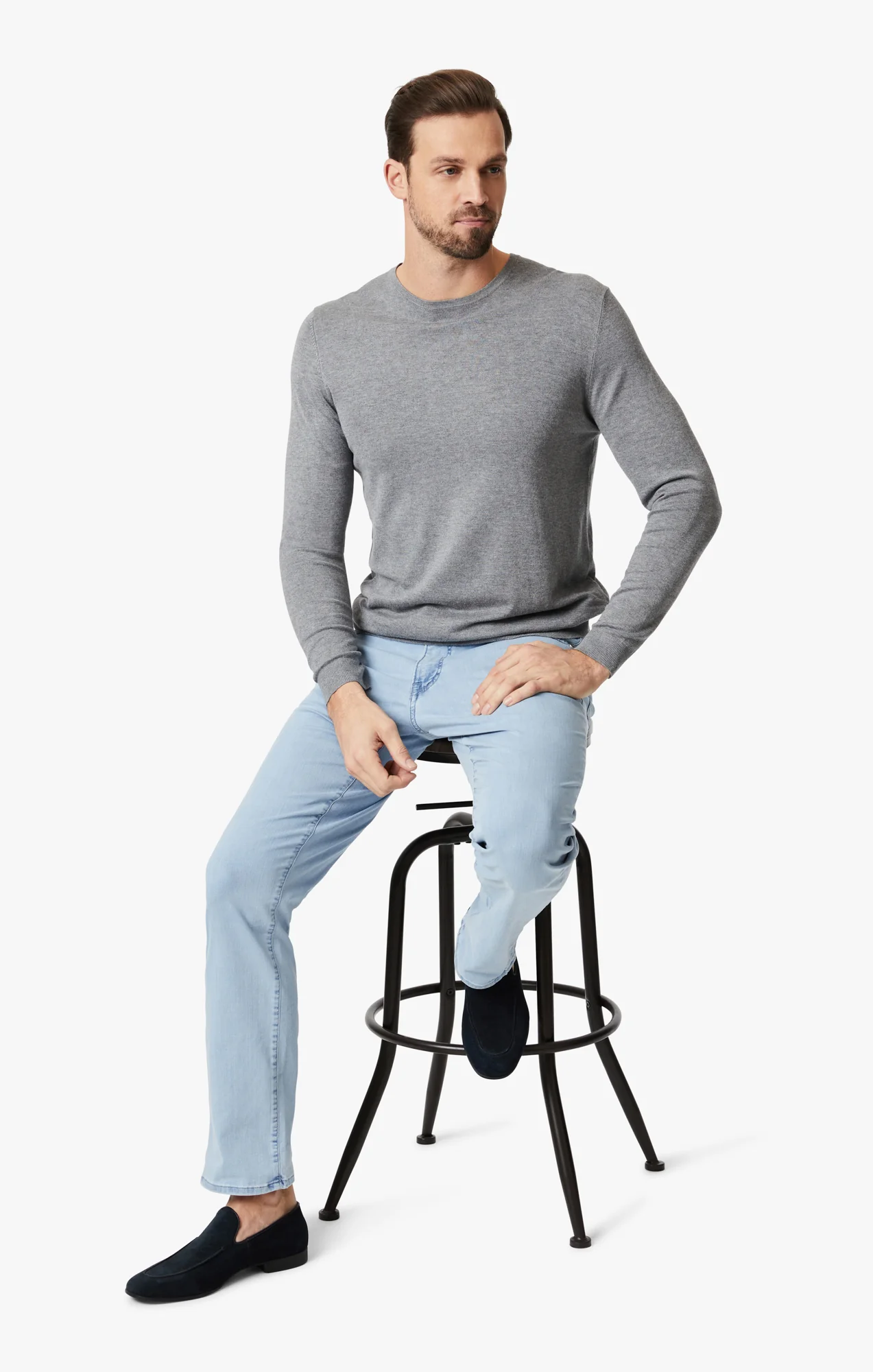 Charisma Relaxed Straight Leg Jeans In Bleached Kona - Image 3