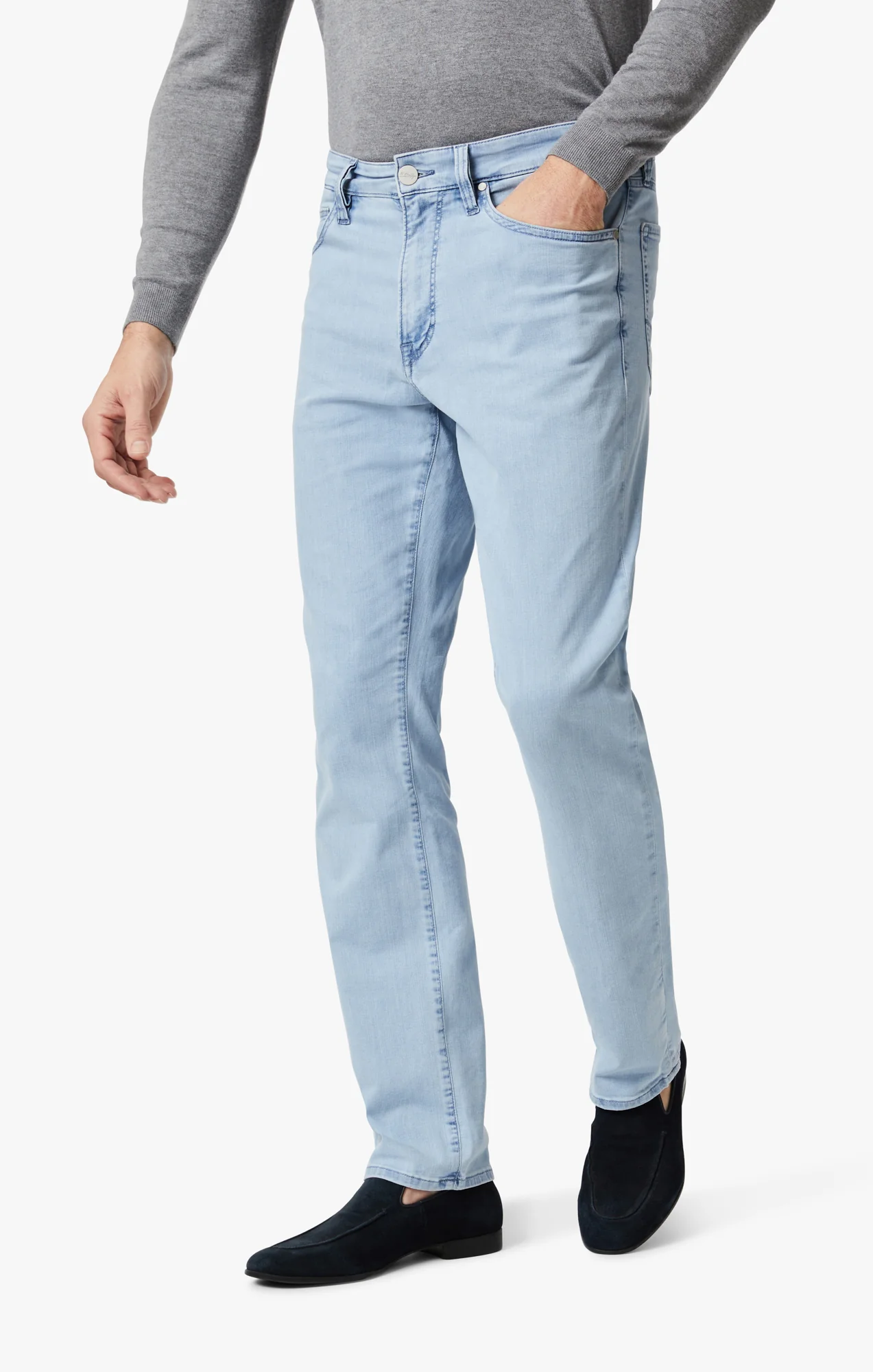 Charisma Relaxed Straight Leg Jeans In Bleached Kona - Image 4