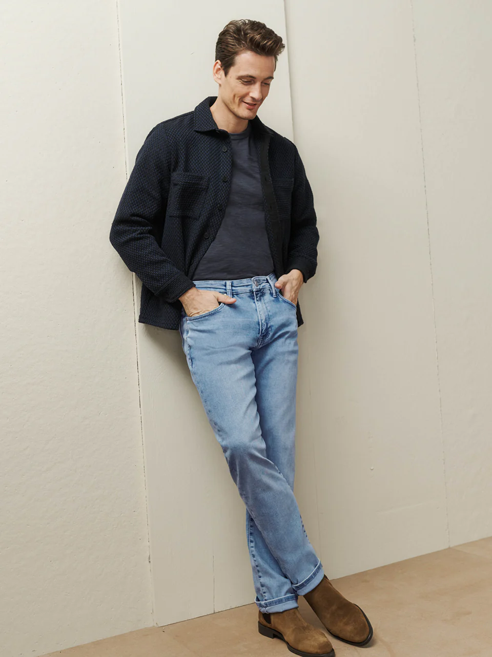 Charisma Relaxed Straight Leg Jeans In Bleached Urban - Image 8