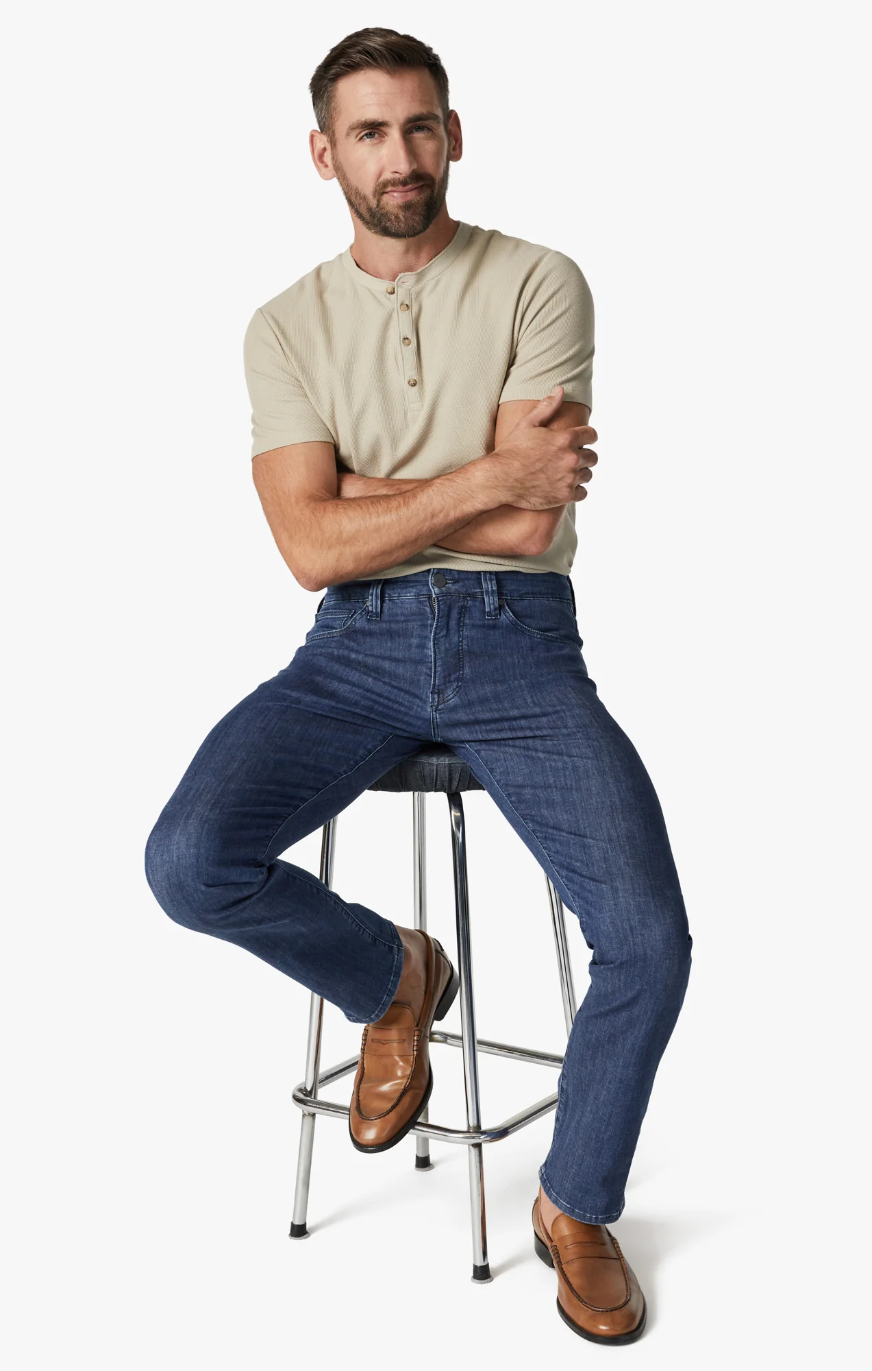 Charisma Relaxed Straight Leg Jeans In Mid Kona - Image 6