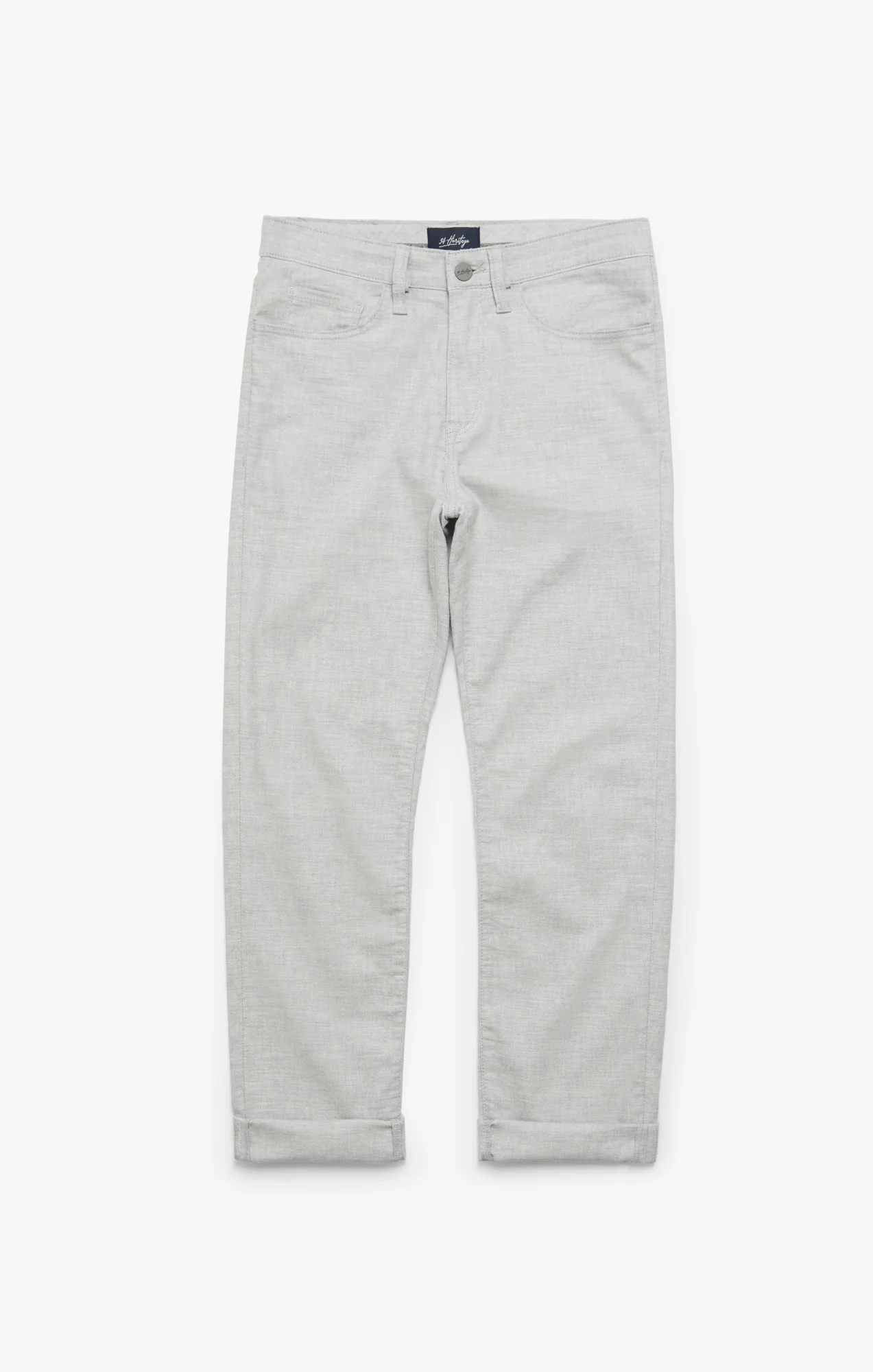 Charisma Relaxed Straight Leg Pants In Light Grey Hemp - Image 8