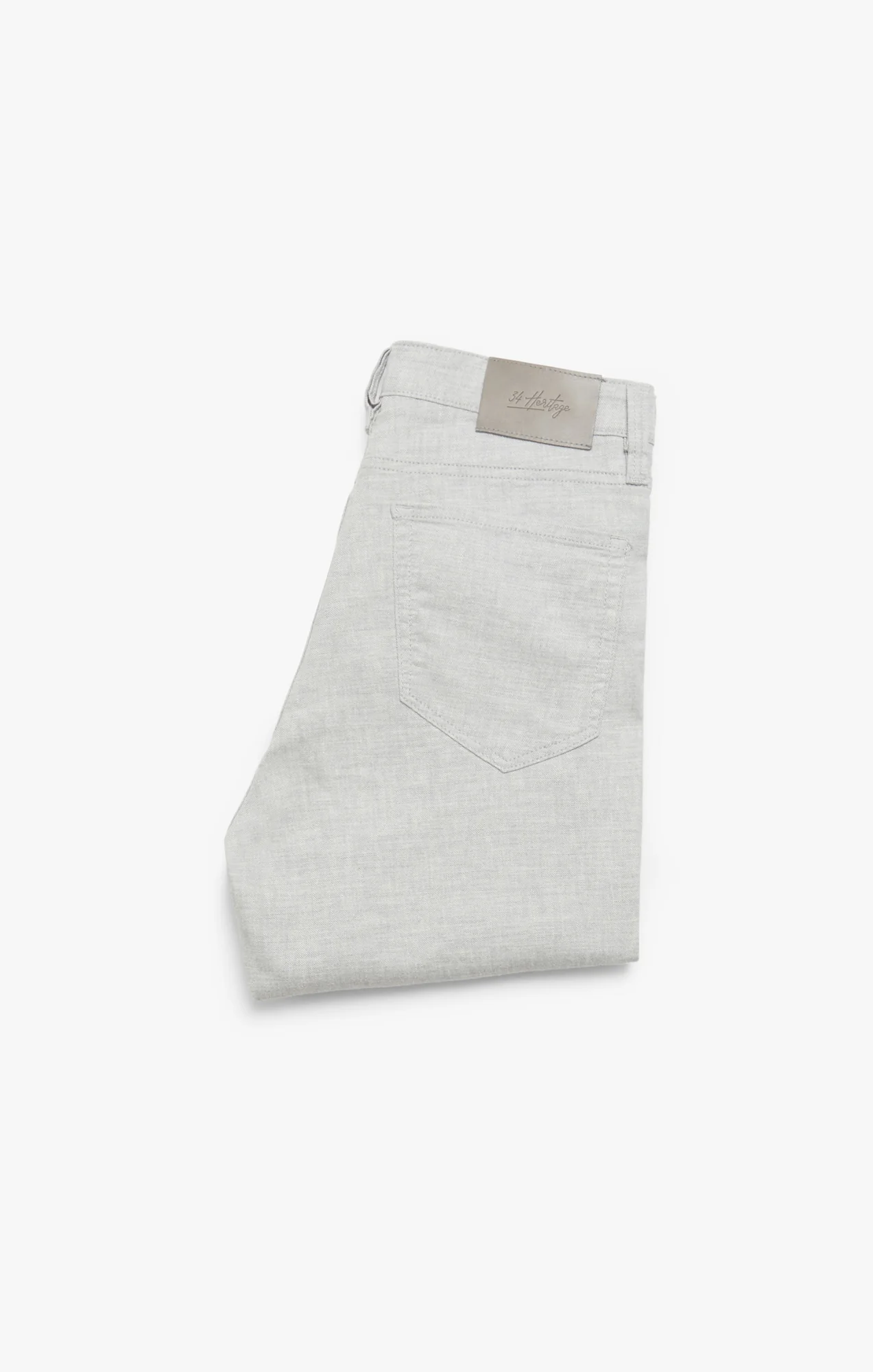 Charisma Relaxed Straight Leg Pants In Light Grey Hemp - Image 9