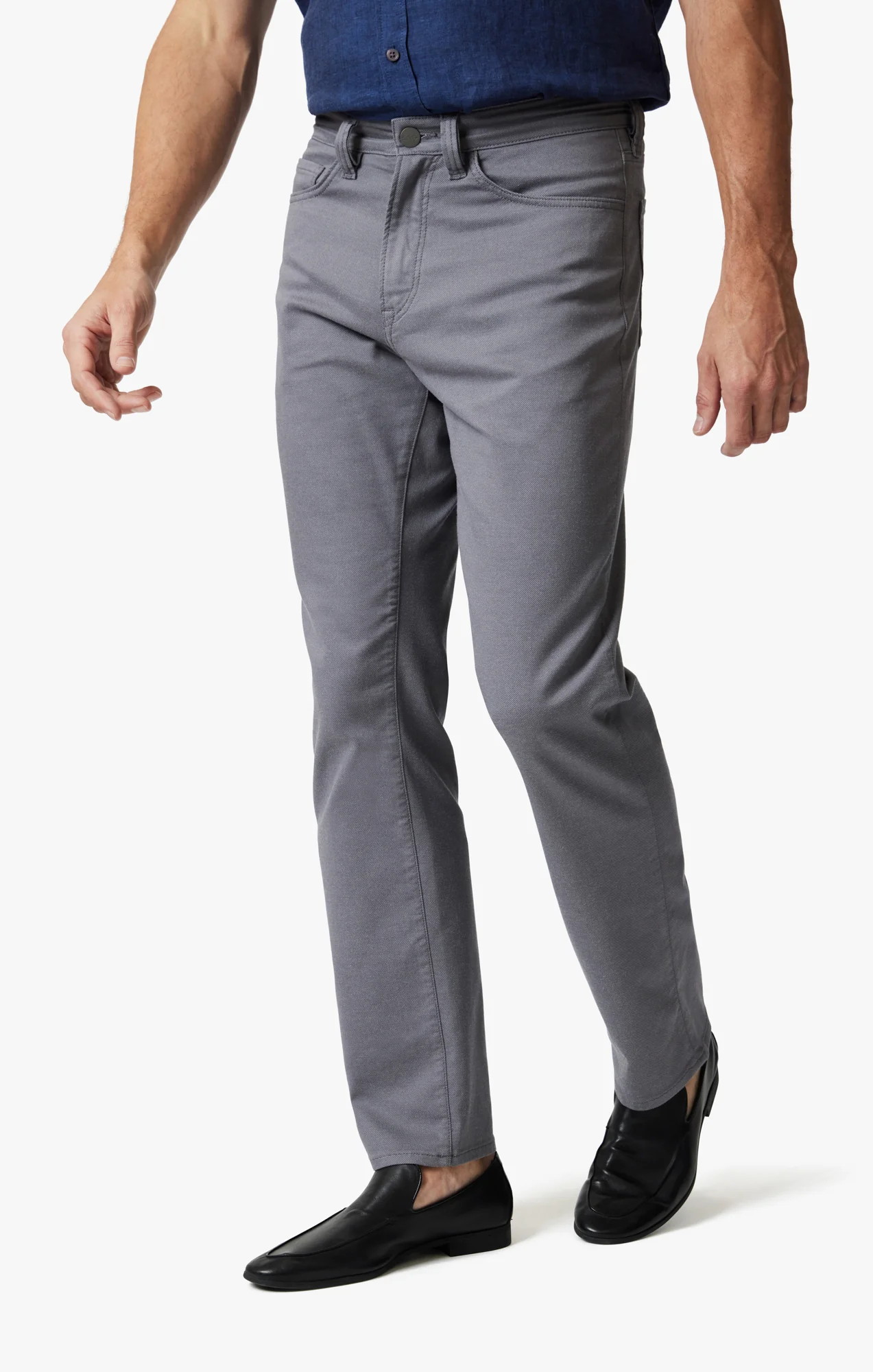 Charisma Relaxed Straight Leg Pants In Stormy Coolmax - Image 3