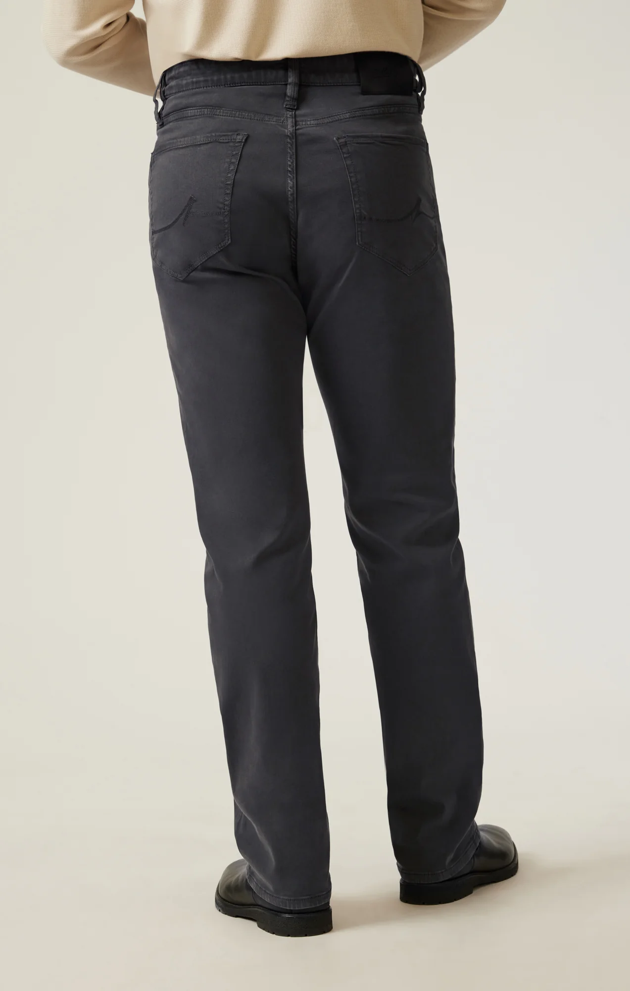 Charisma Relaxed Straight Pants in Ash Twill - Image 5