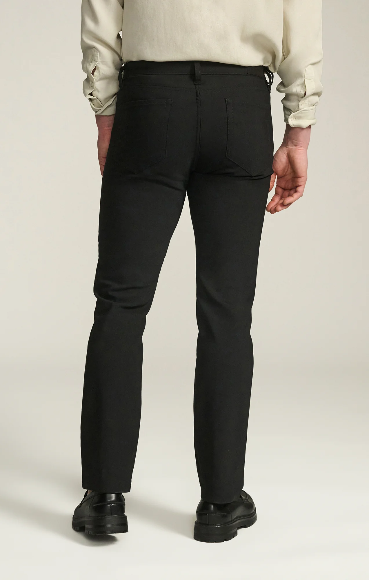 Charisma Relaxed Straight Pants in Black Commuter - Image 4