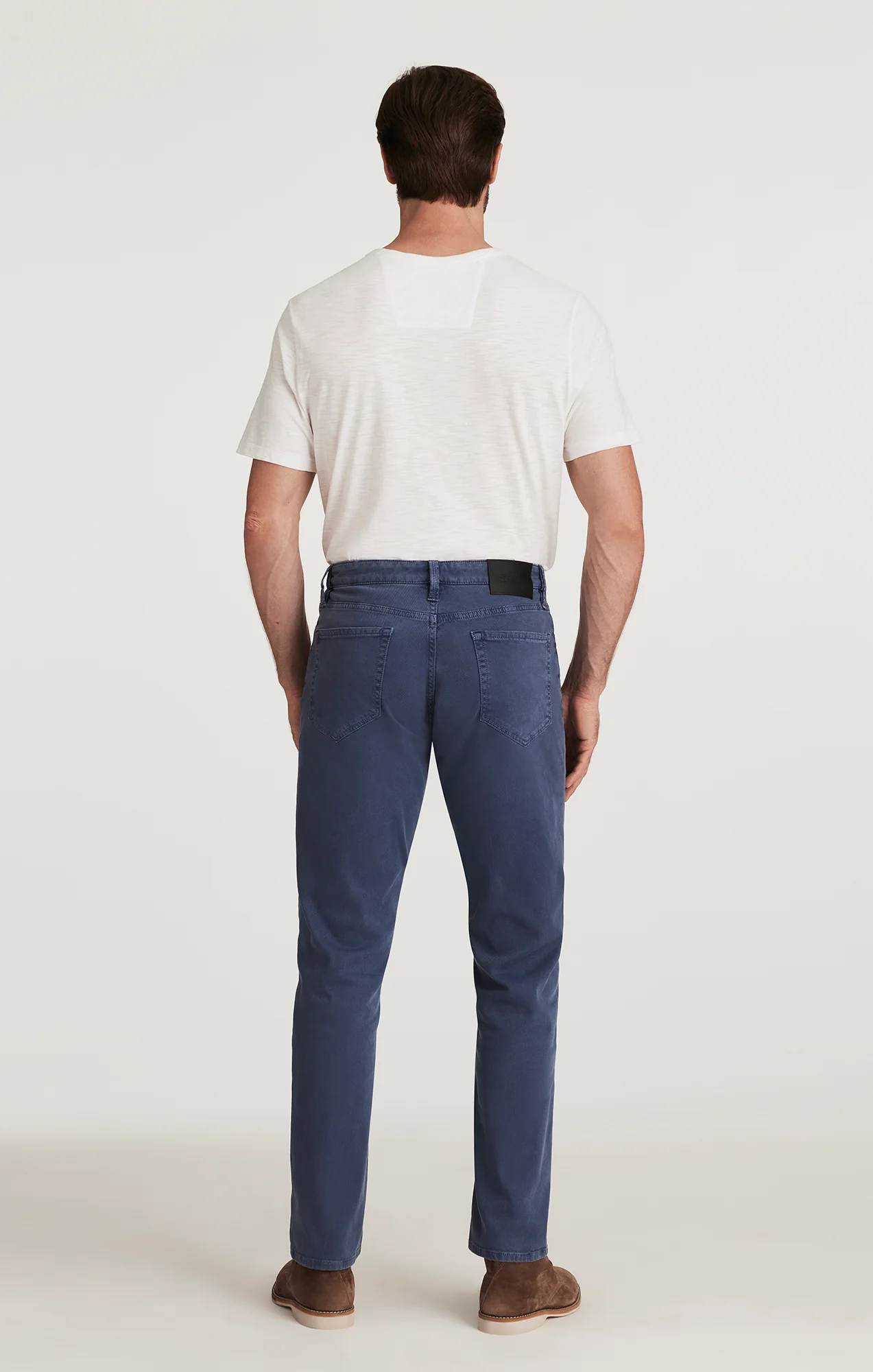 Charisma Relaxed Straight Pants in Blue Honeycomb - Image 4