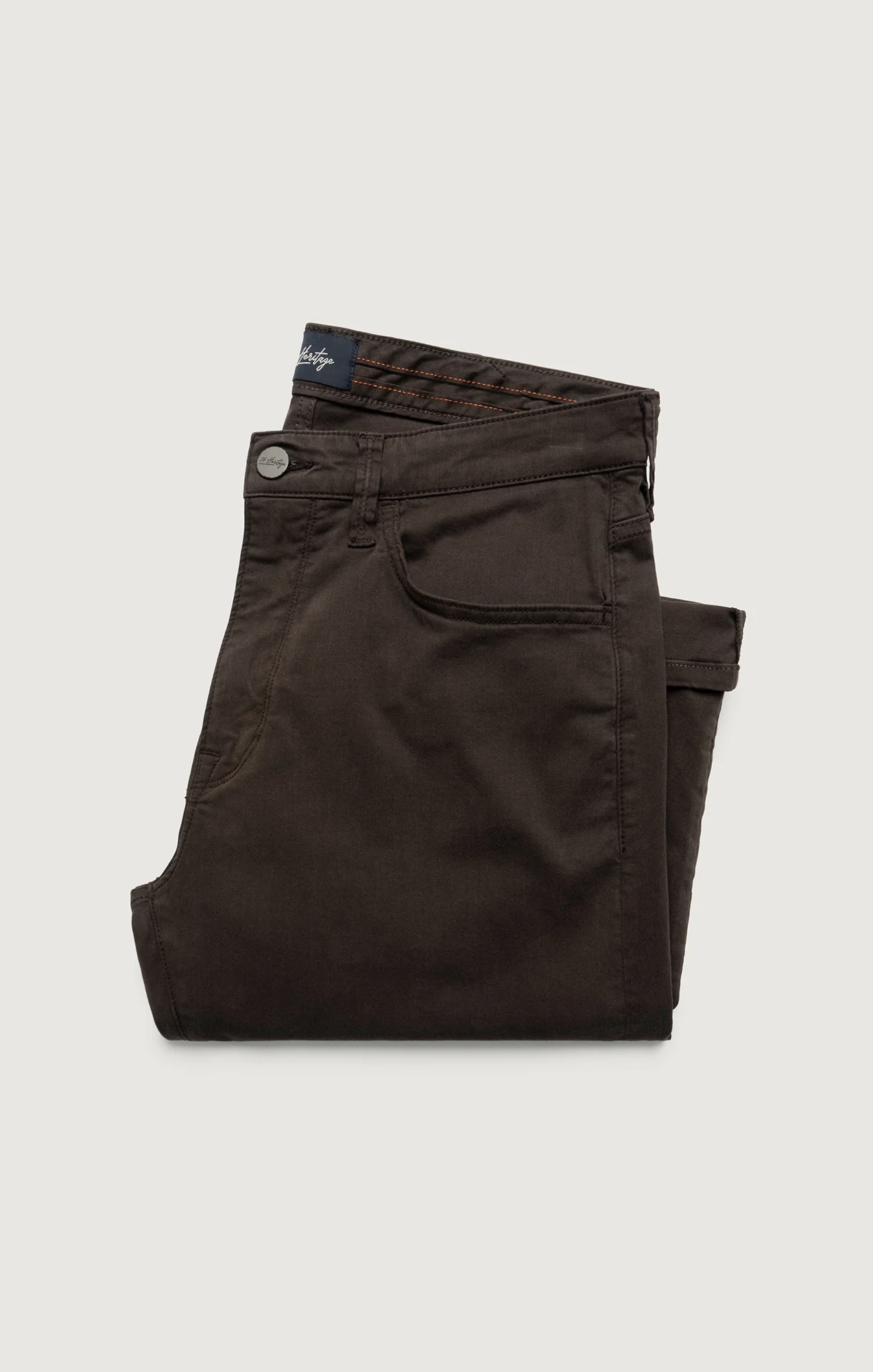 Charisma Relaxed Straight Pants in Brunette Twill - Image 6