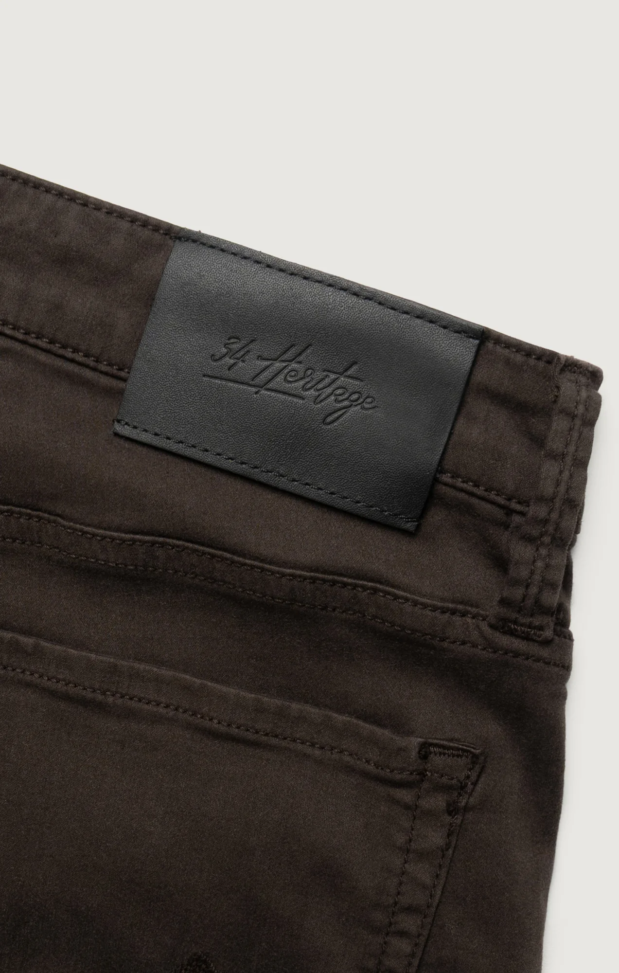 Charisma Relaxed Straight Pants in Brunette Twill - Image 7