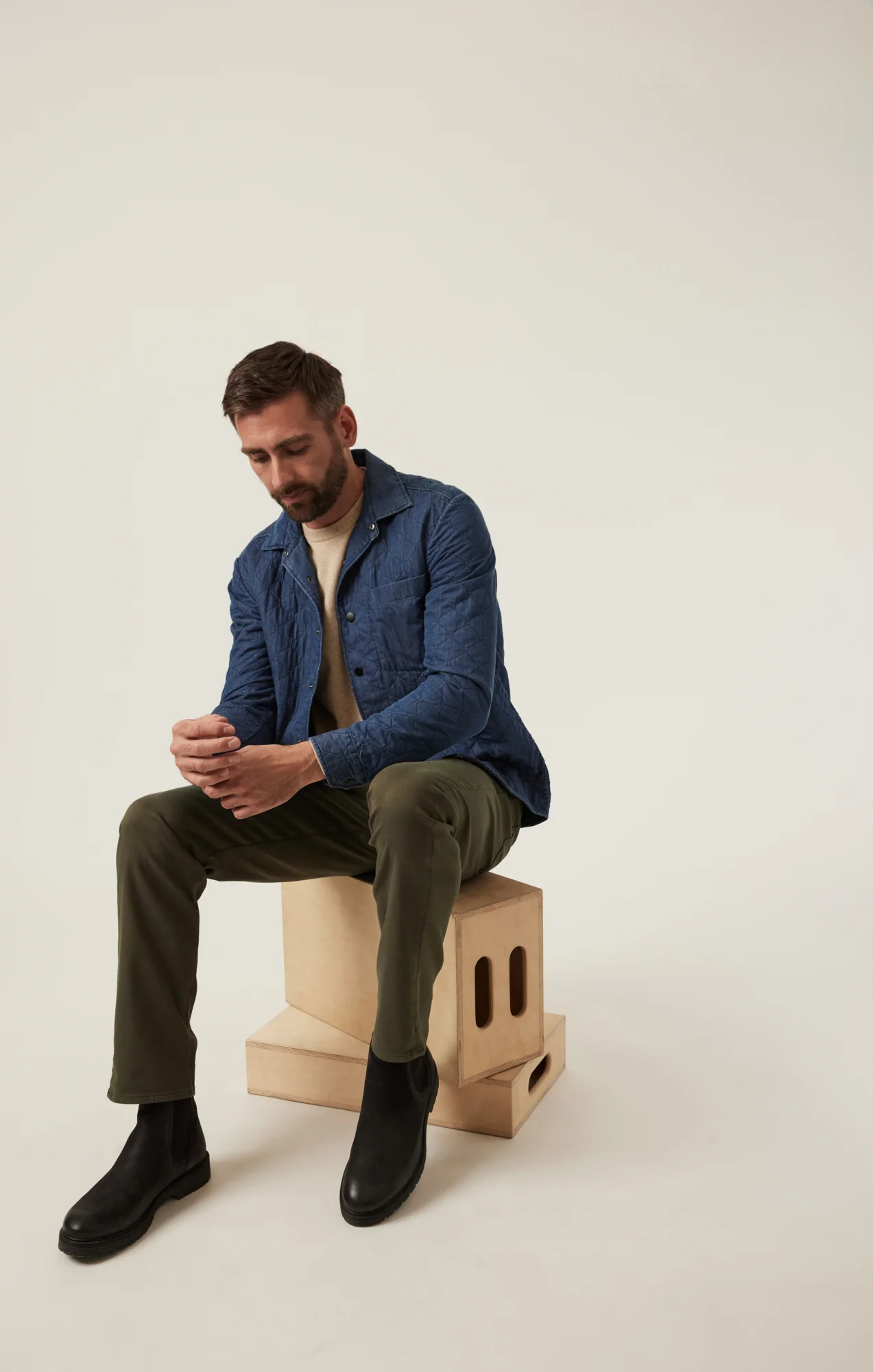 Charisma Relaxed Straight Pants in Dusky Green Coolmax - Image 6