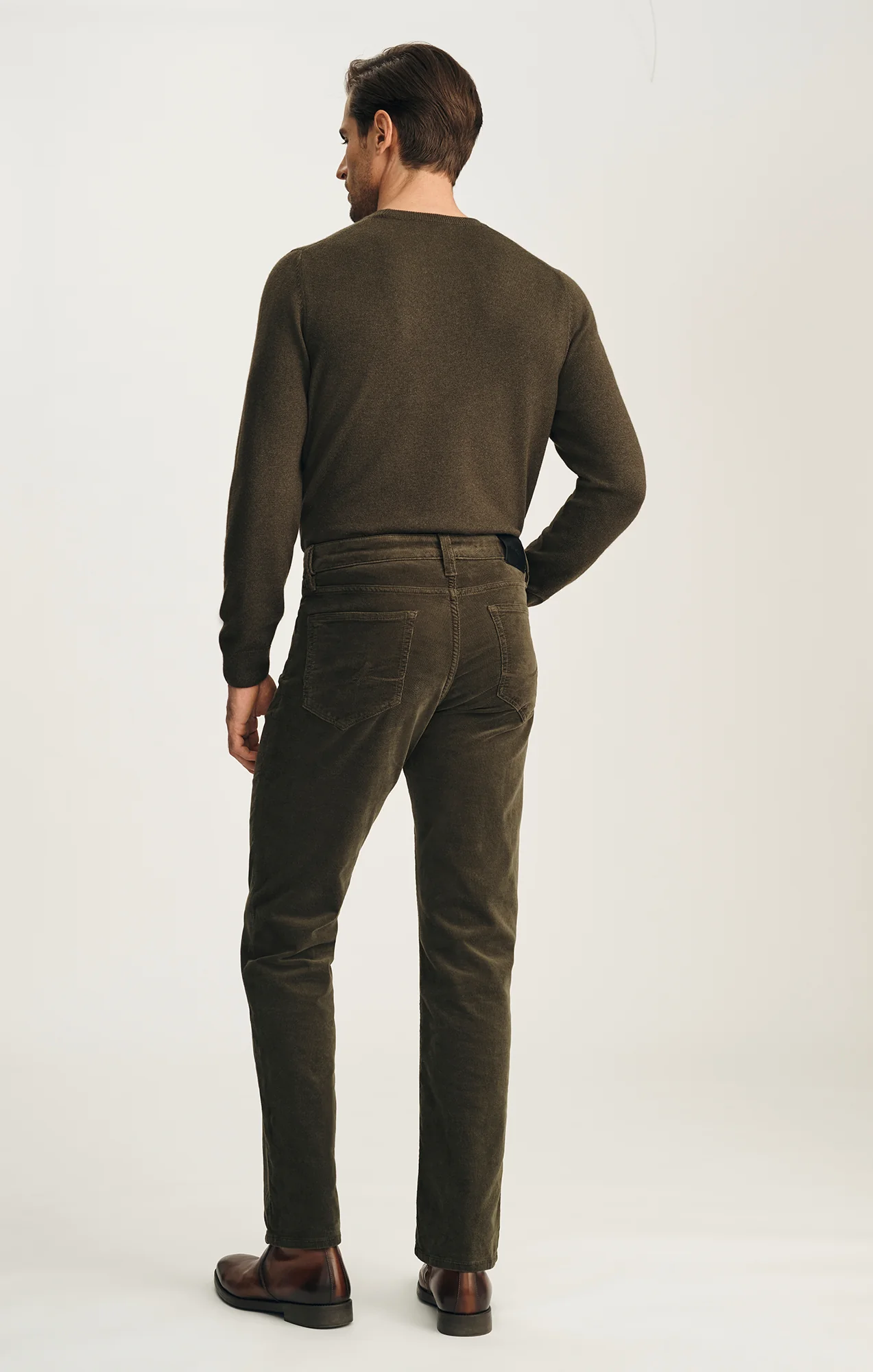 Charisma Relaxed Straight Pants in Fern Cord - Image 3