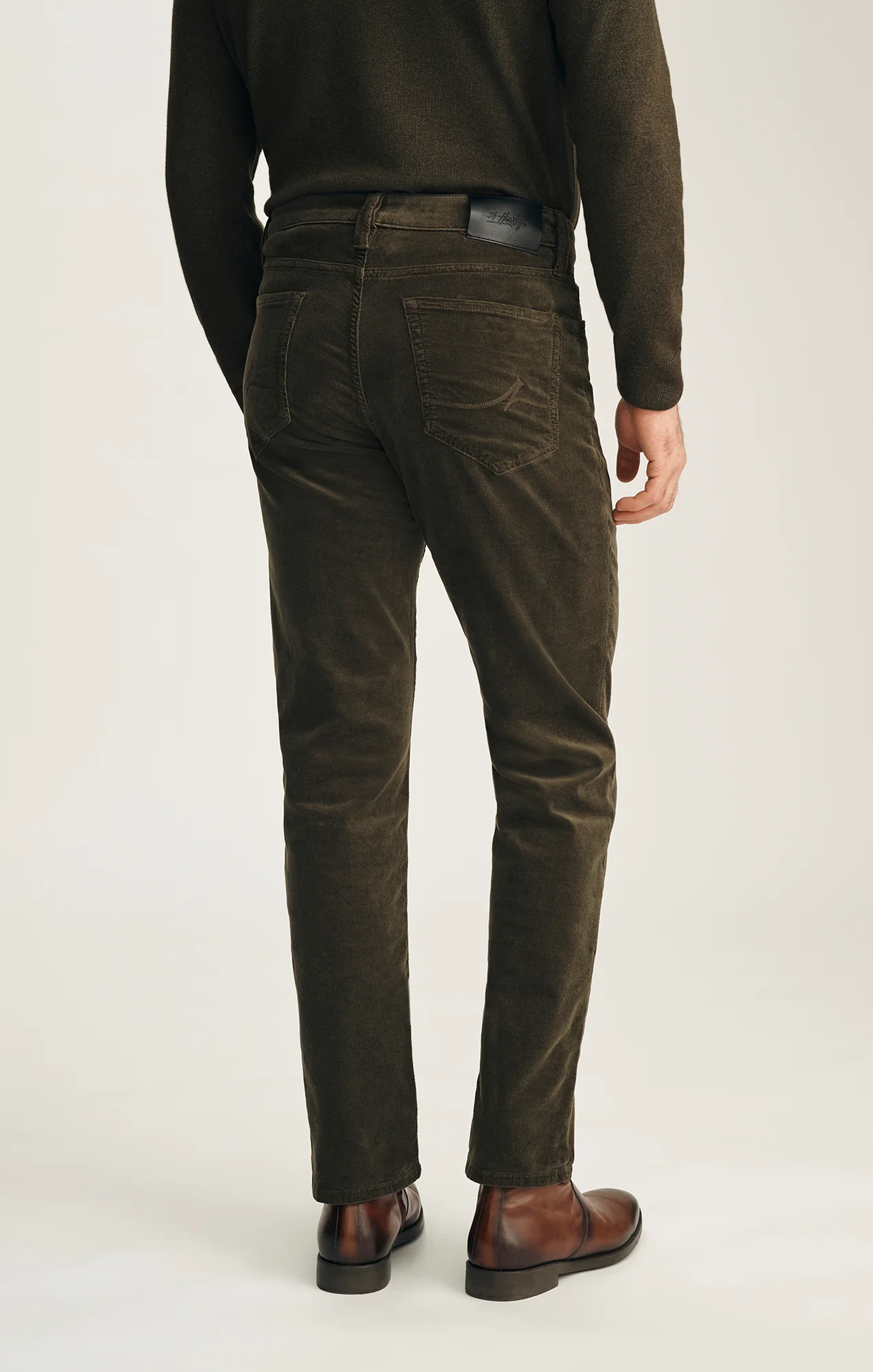 Charisma Relaxed Straight Pants in Fern Cord - Image 4
