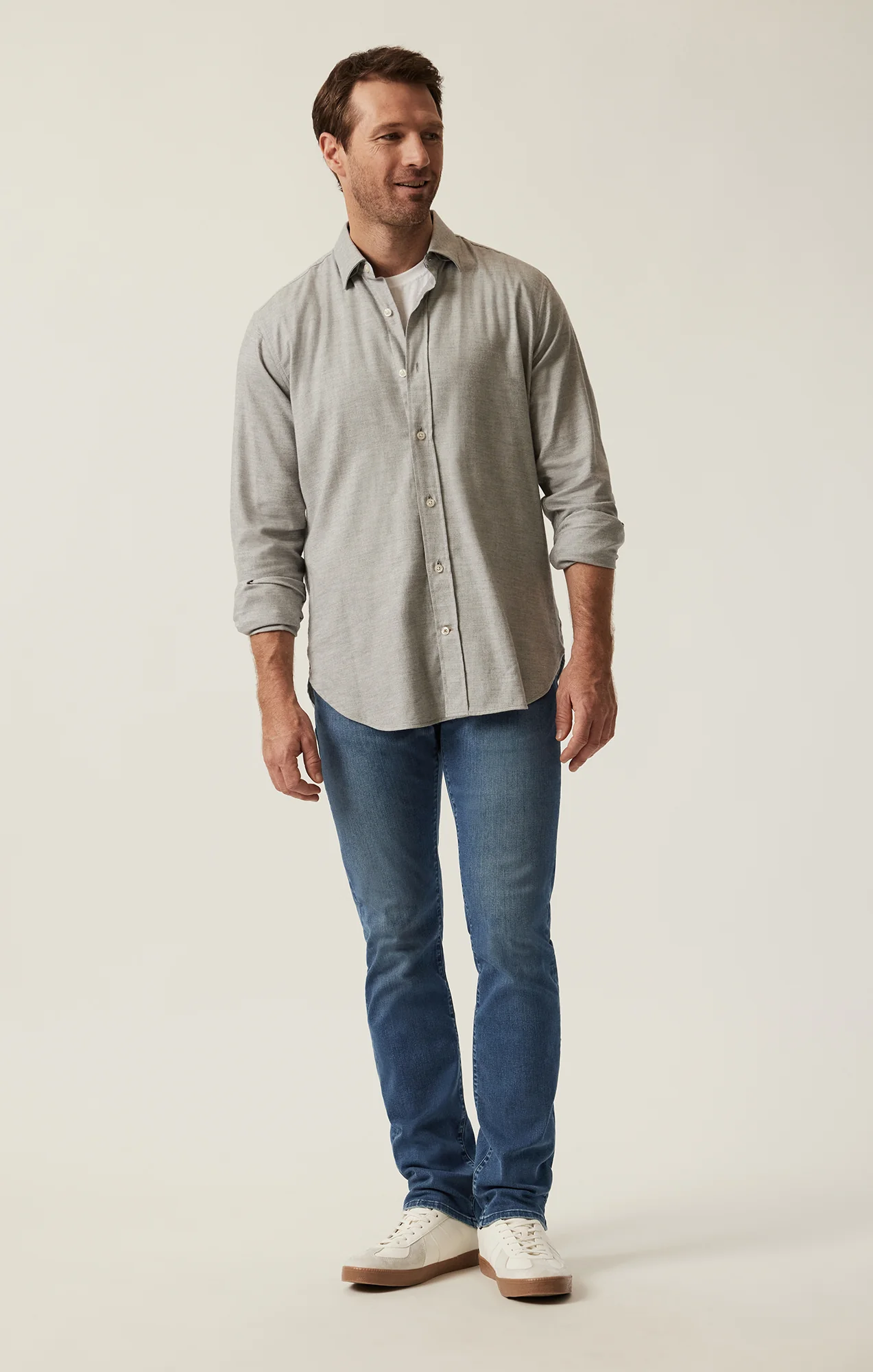 Charisma Relaxed Straight Pants in Foggy Siena - Image 2