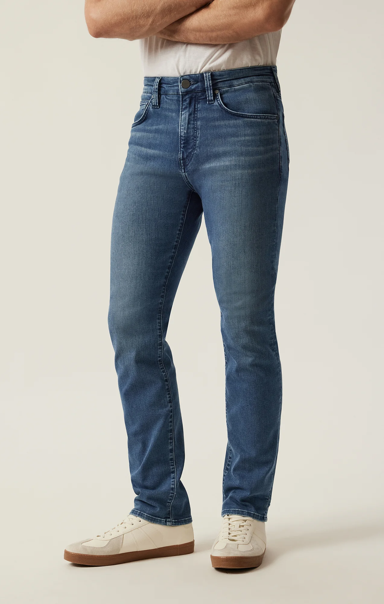 Charisma Relaxed Straight Pants in Foggy Siena - Image 3