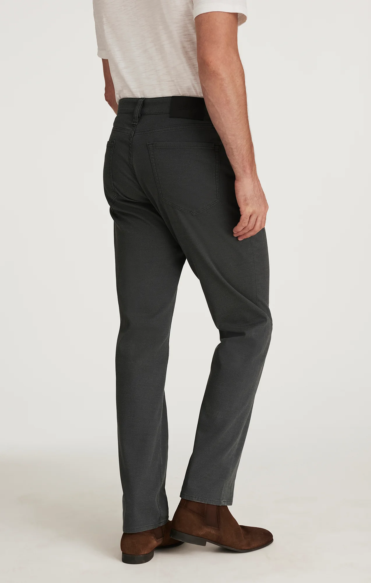 Charisma Relaxed Straight Pants in Iron Coolmax - Image 3