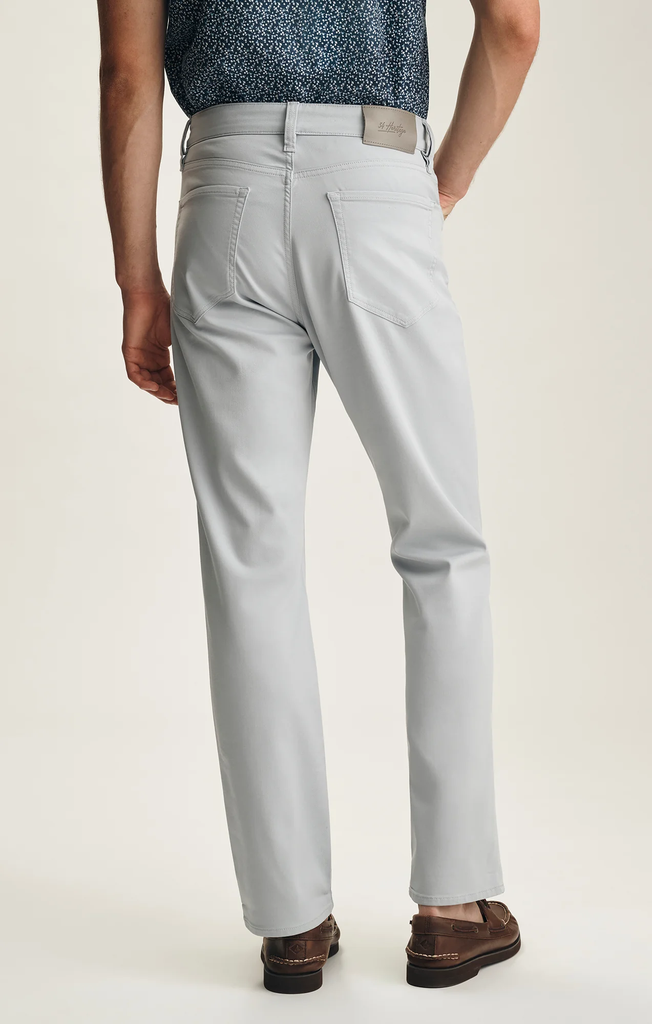 Charisma Relaxed Straight Pants In Mist Coolmax - Image 4