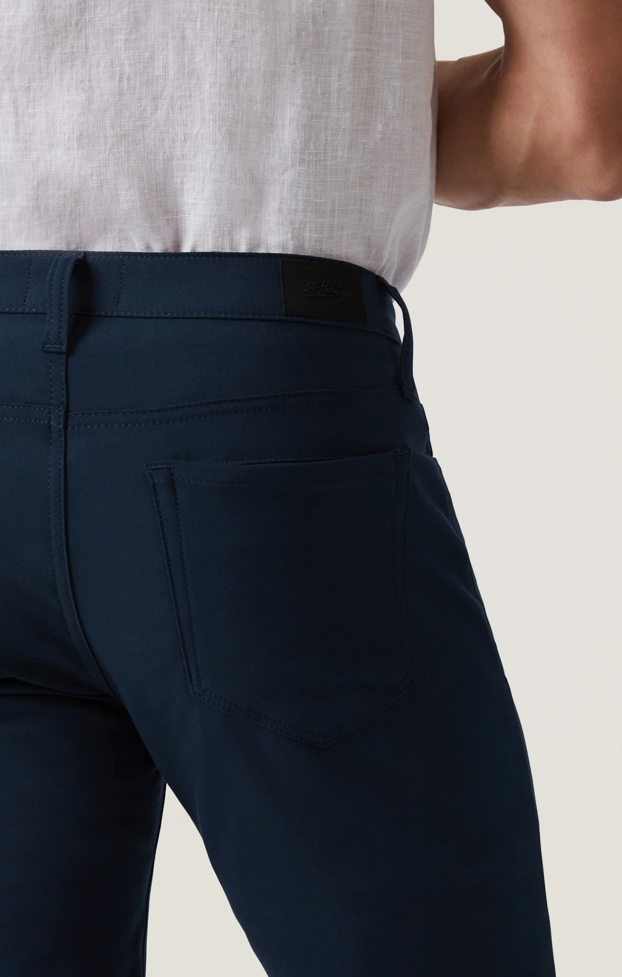 Charisma Relaxed Straight Pants in Navy Commuter - Image 7